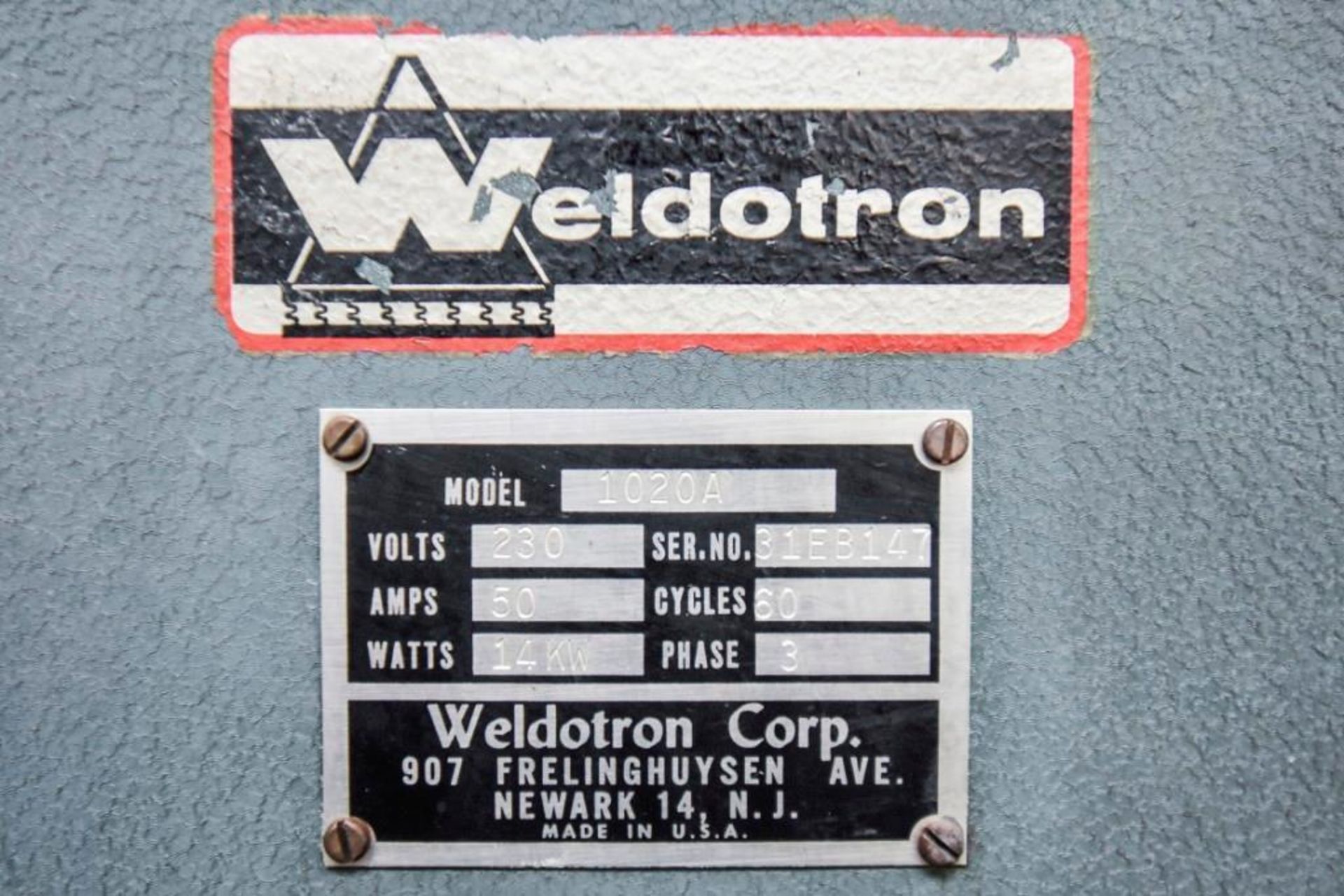 Weldotron Heat Tunnel MDL 1020A - Image 9 of 9