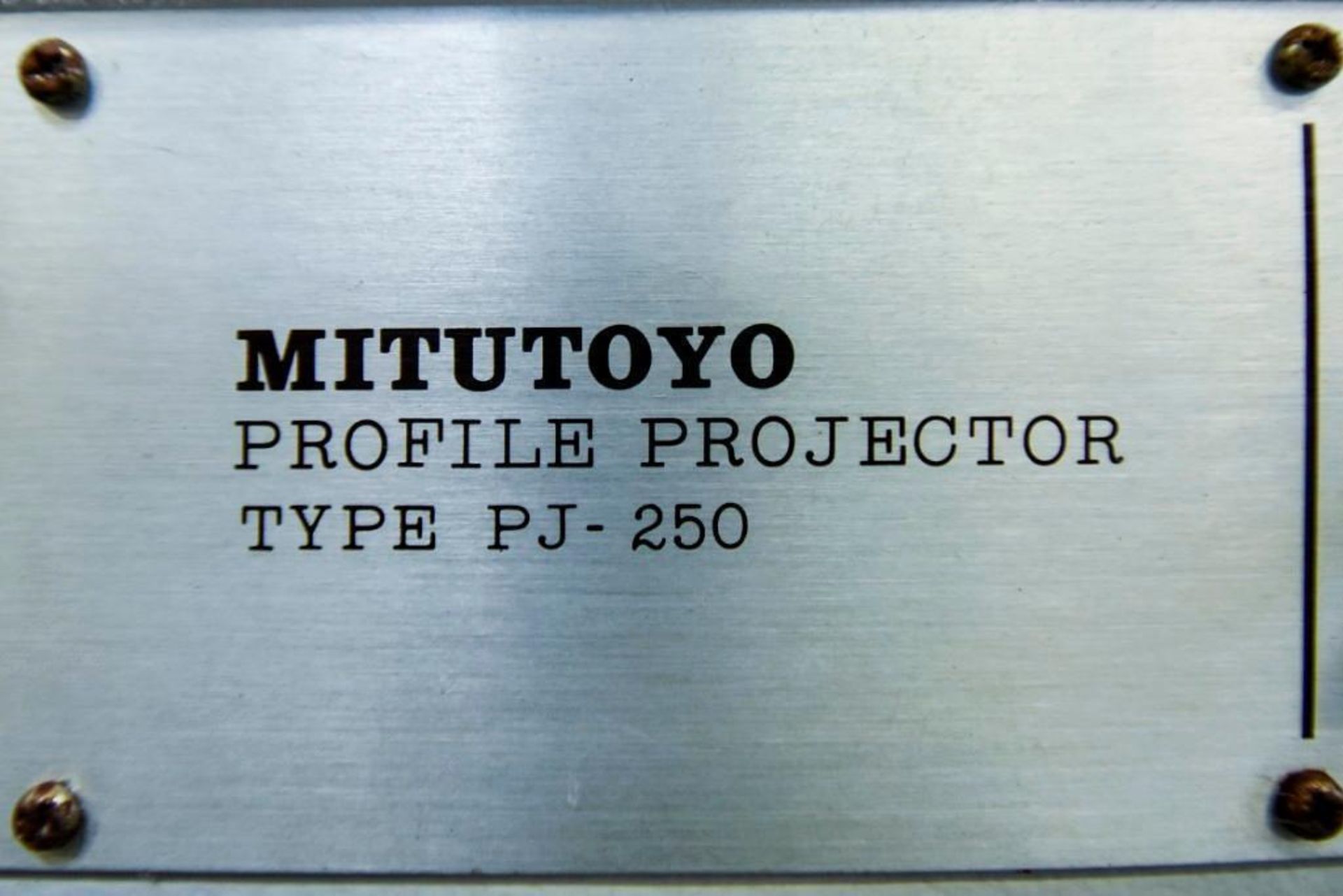 Mitutoyo Profile Projector MDL PJ-250 - Image 7 of 8