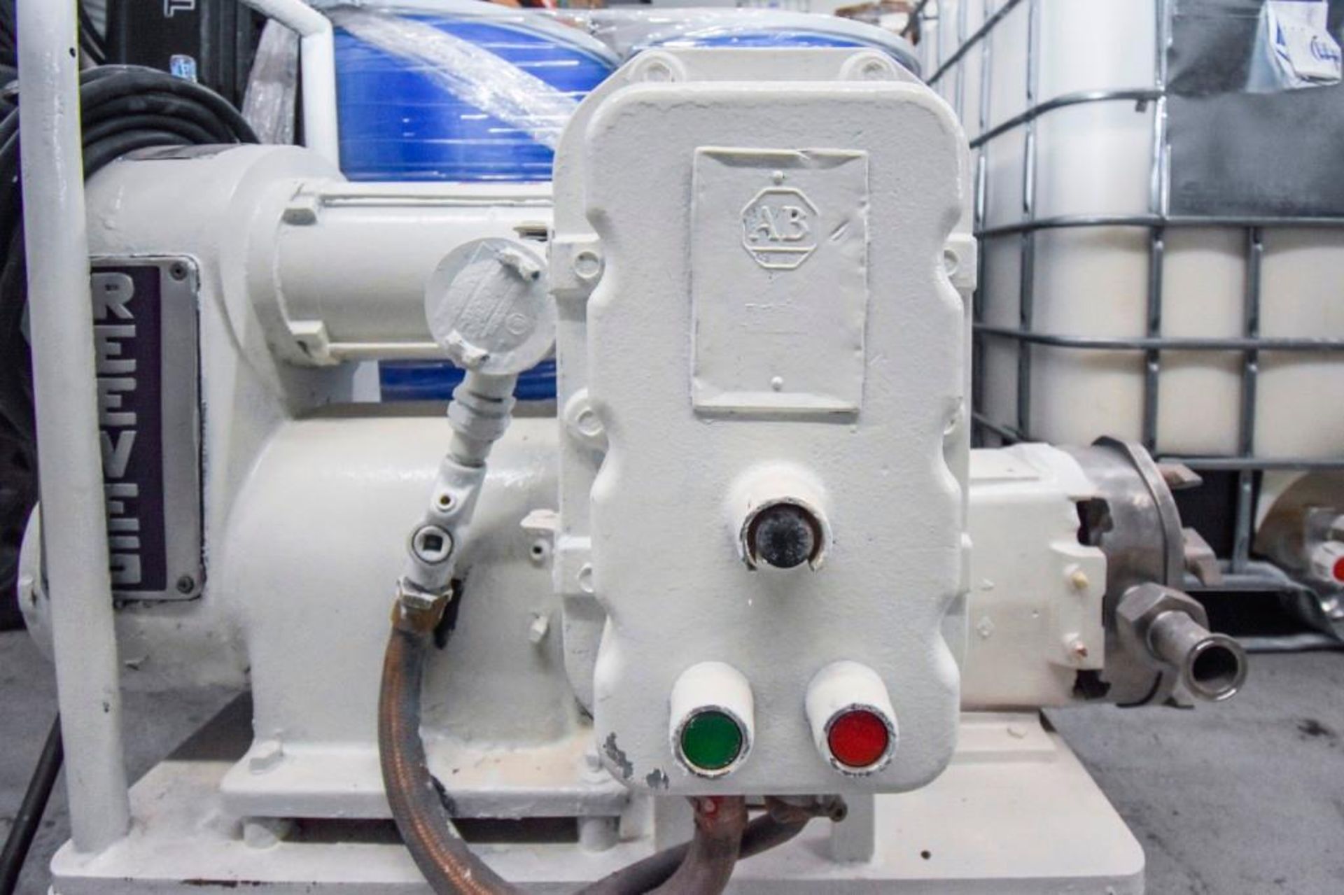 Reeves Positive Displacement Pump on Cart - Image 8 of 19