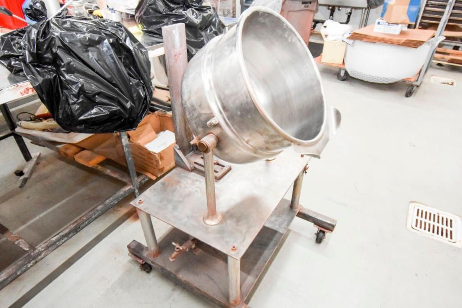 Small Jacketed Kettle On Casters - Image 11 of 12