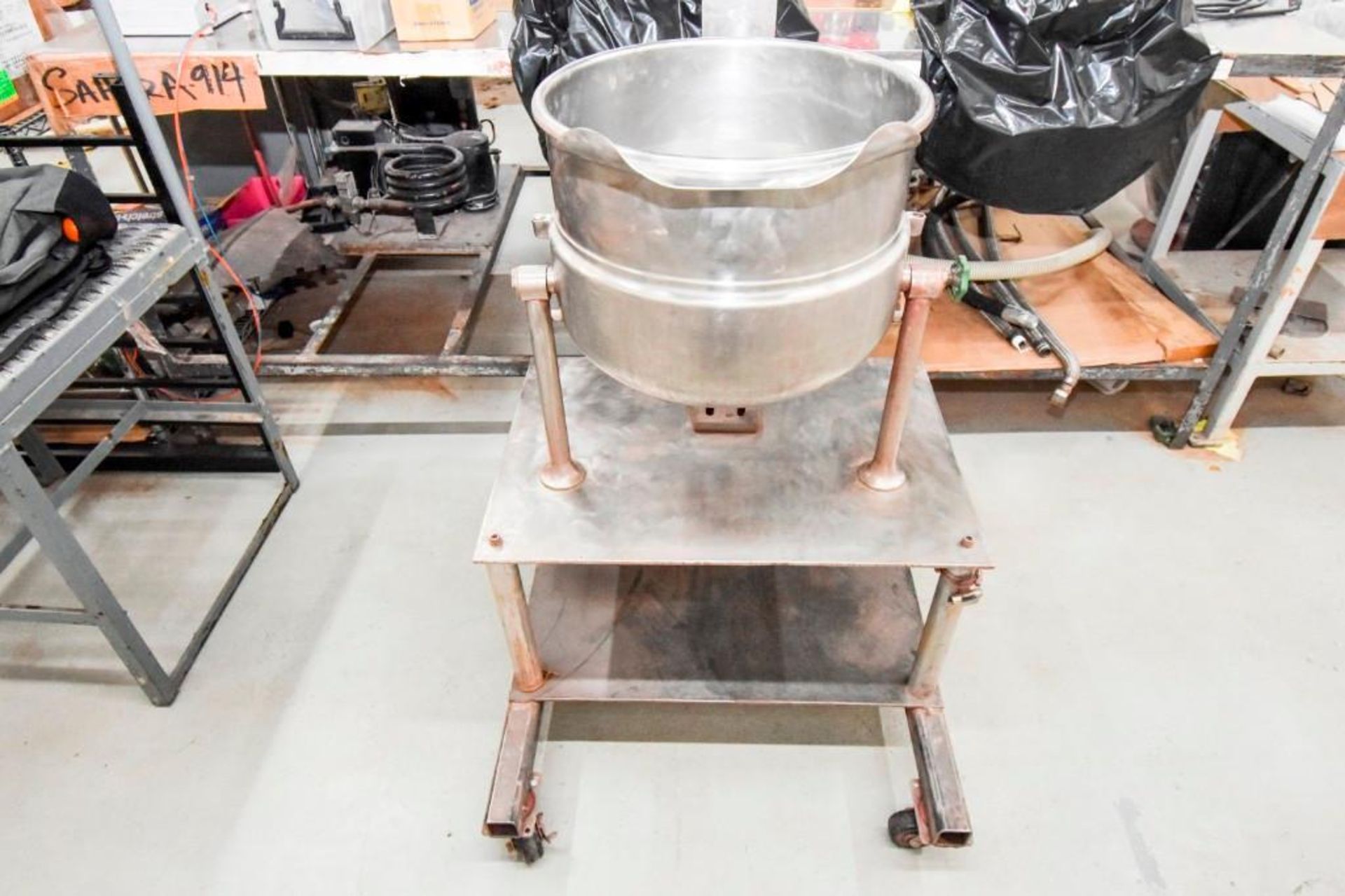 Small Jacketed Kettle On Casters - Image 4 of 12