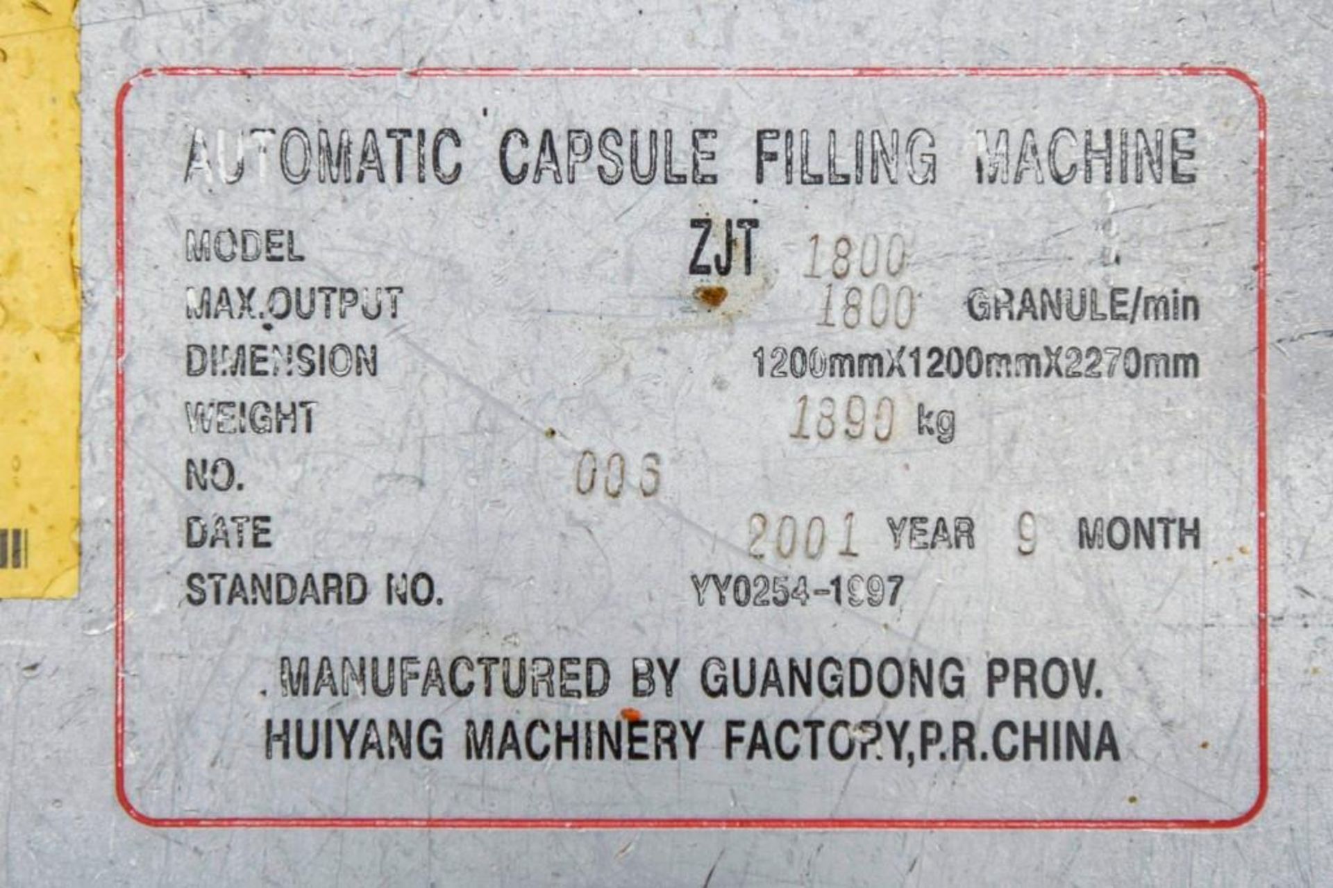 NJP 1800 Encapsulation Machine - Image 6 of 31