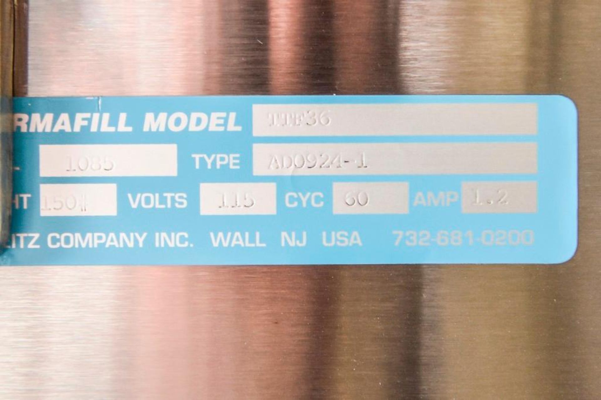 Pharmafill Bottle Unscrambling Table TTF36 36 in - Image 6 of 7