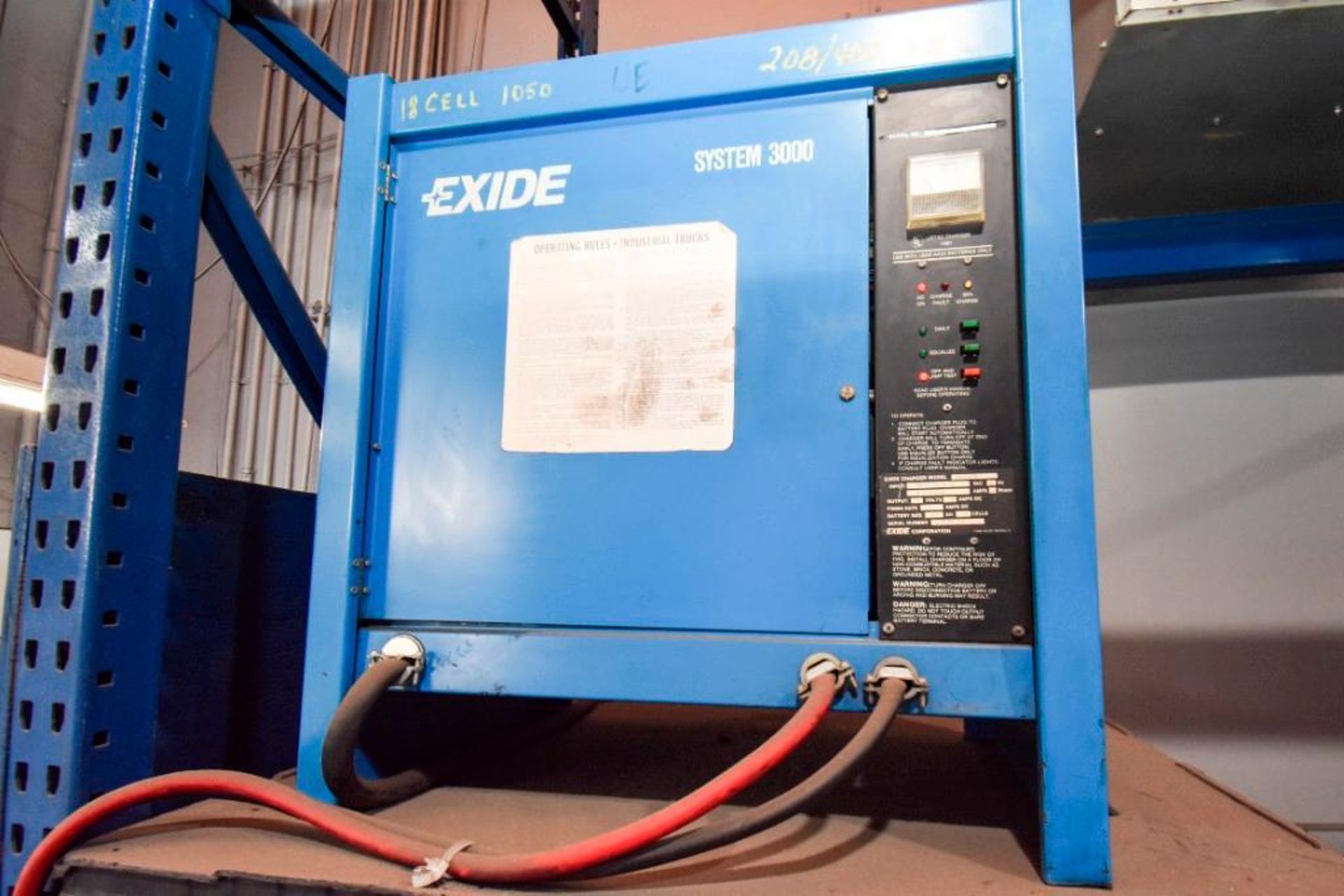 Crown Fork Lift with Exide Charger - Image 8 of 12