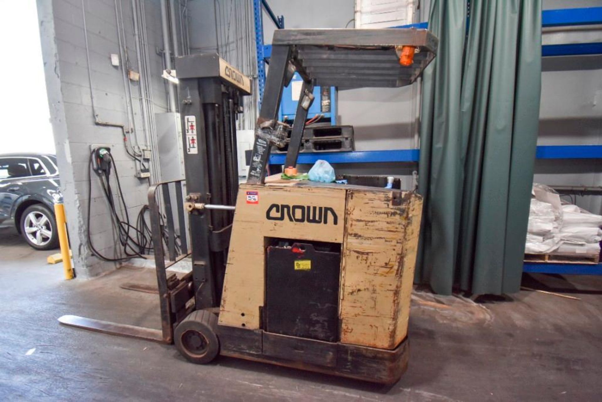 Crown Fork Lift with Exide Charger - Image 2 of 12