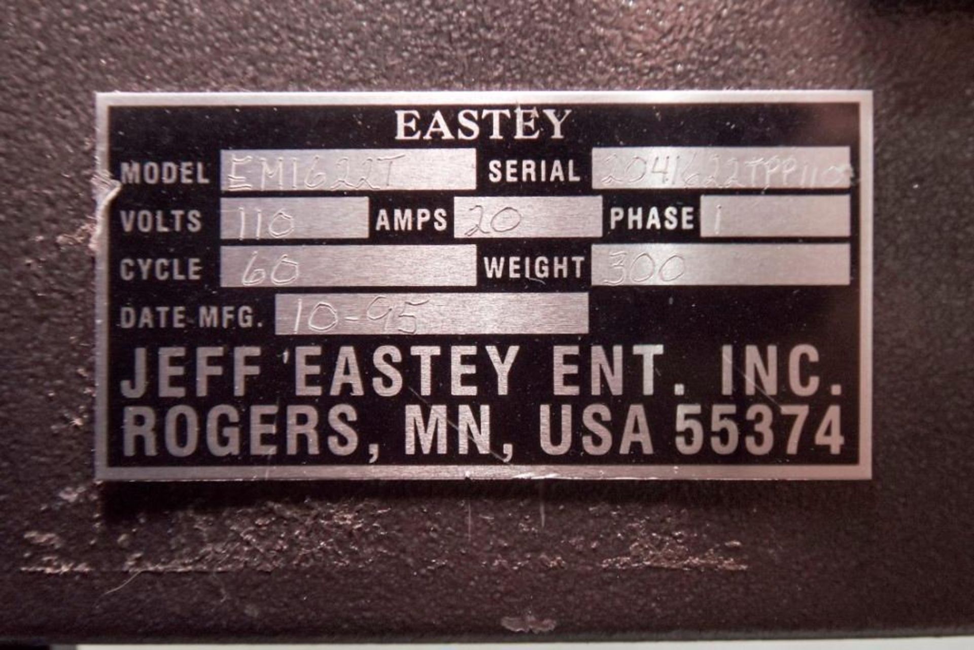 Eastey L Bar Sealer EM1622T - Image 3 of 3