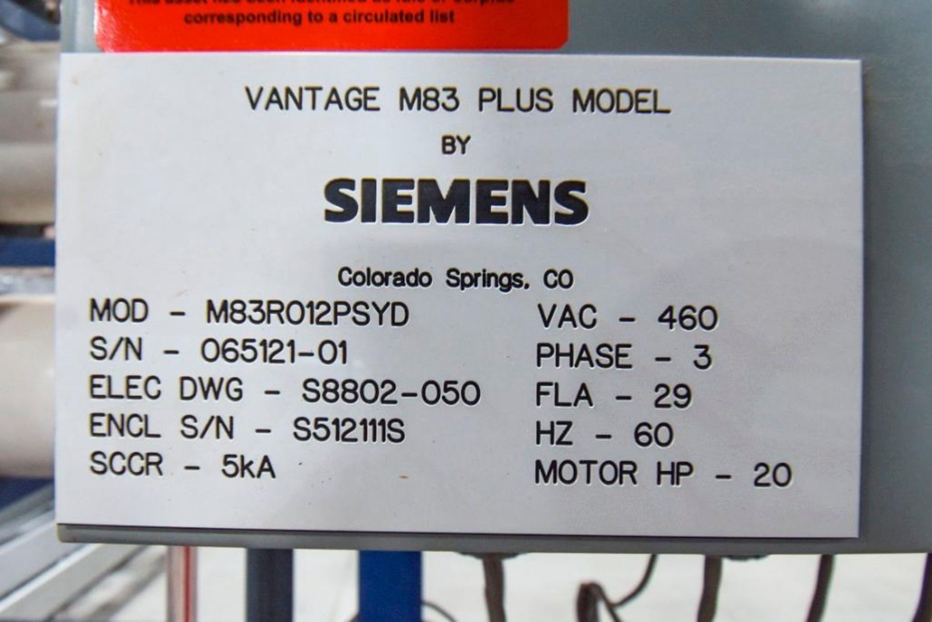 Siemens Vantage M83 Plus Reverse Osmosis Water System - Image 2 of 8