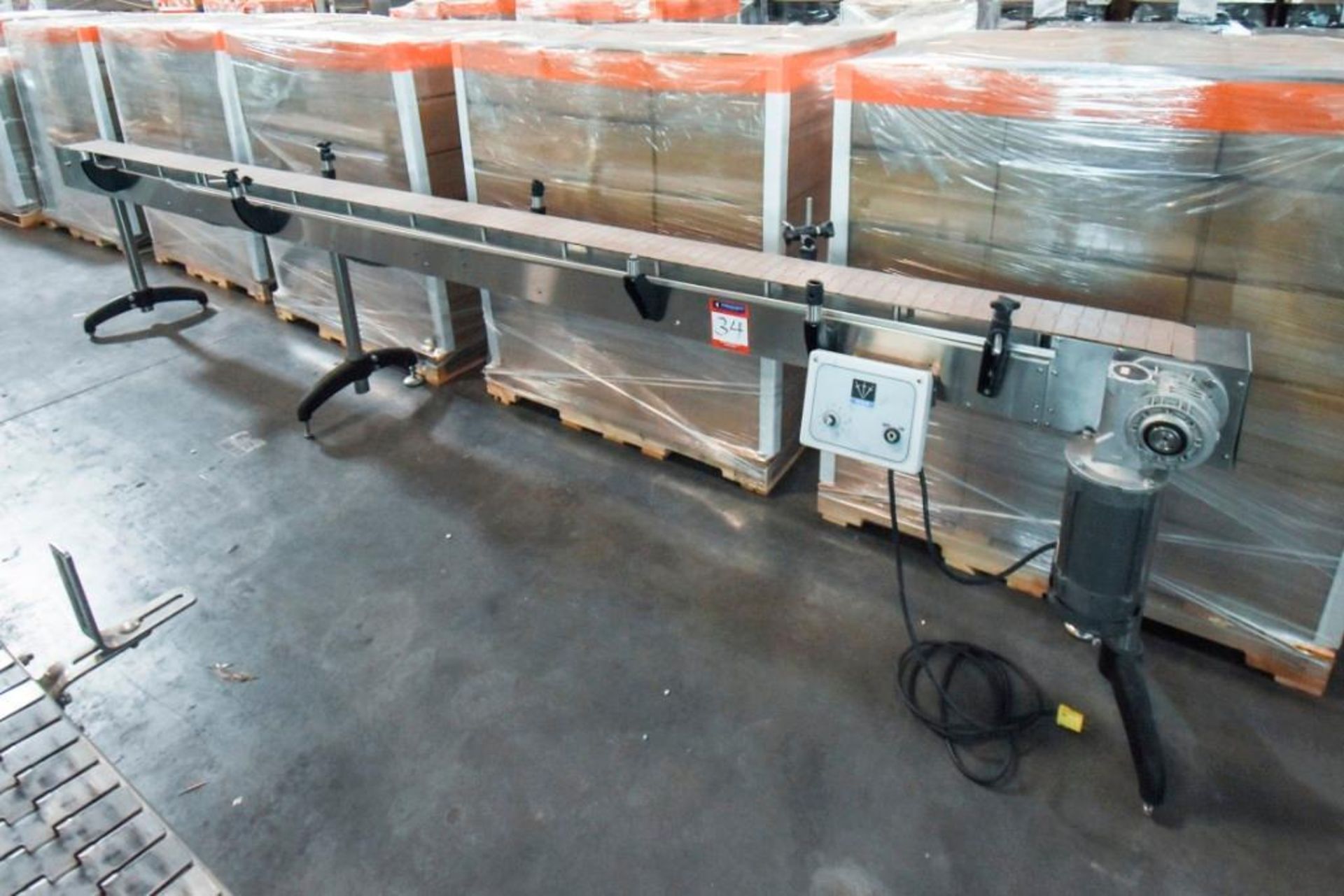 Conveyor with Variable Speed Control 15 ' Length