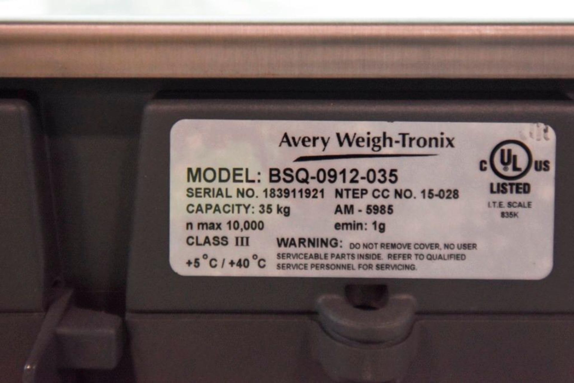 Avery Weigh-Tronix 2K830 Scale - Image 10 of 10