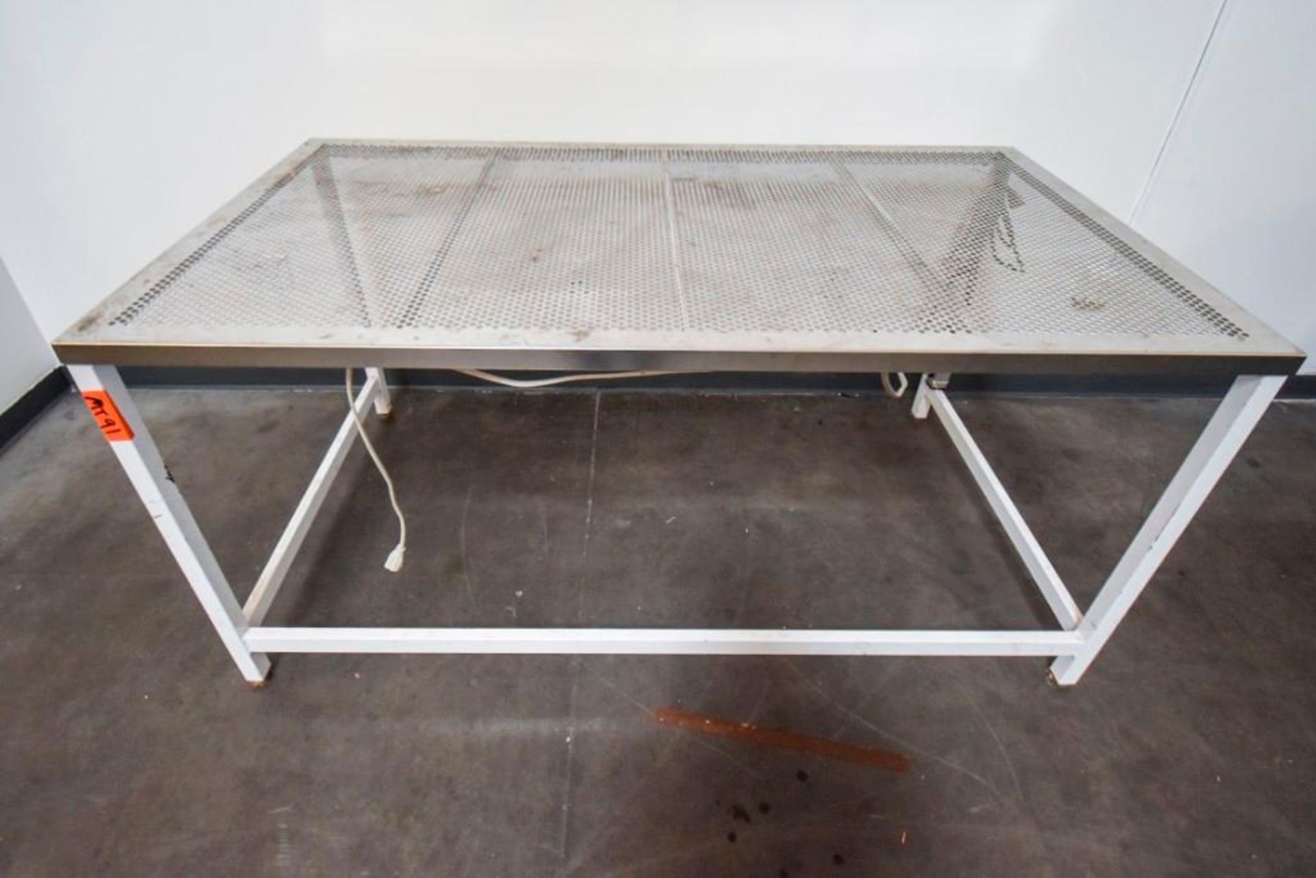 Stainless Steel Mesh Table - Image 3 of 7