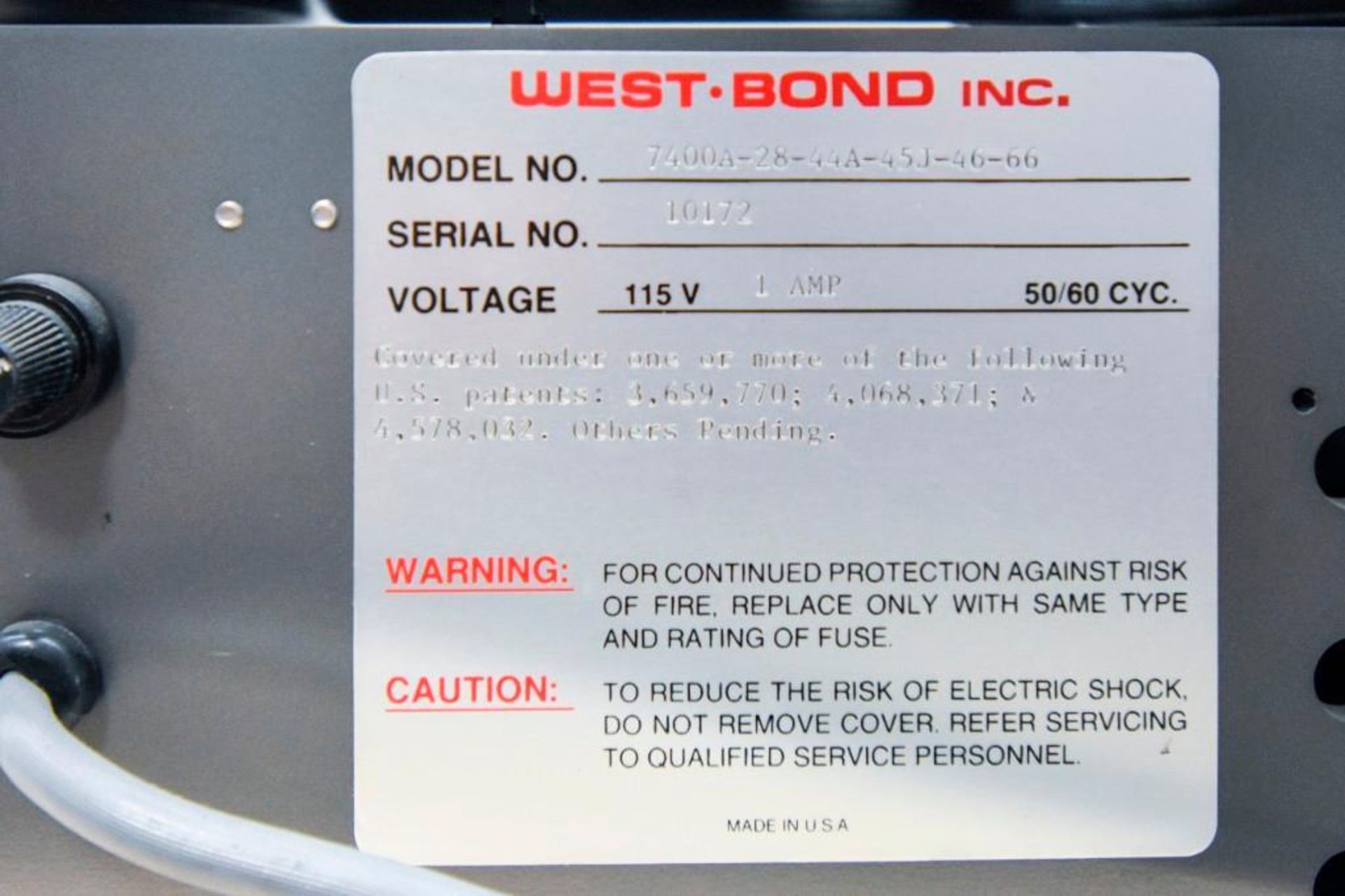 West Bond wire welder - Image 10 of 14