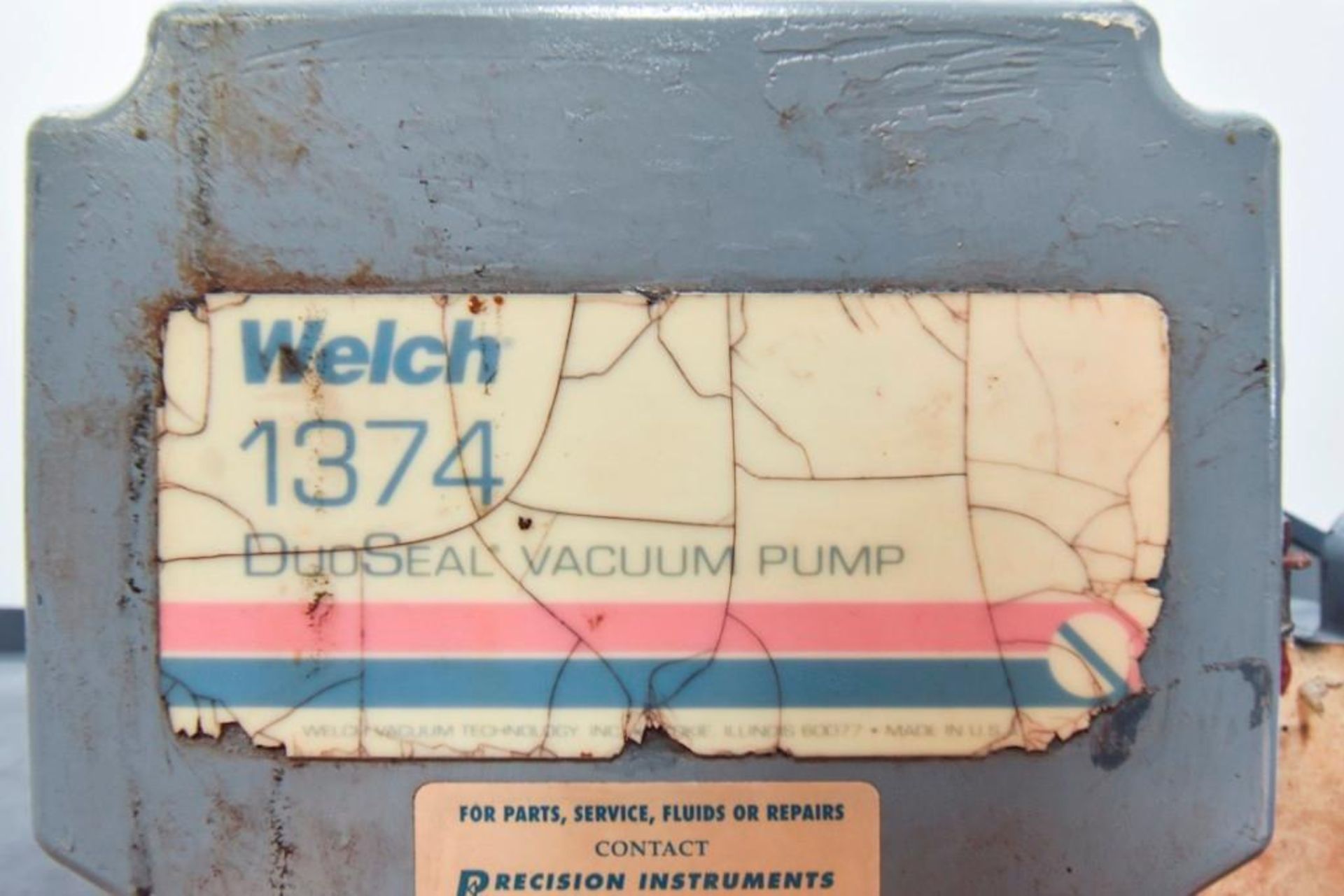 Welch 1374 DuoSeal Extraction Pump - Image 2 of 5