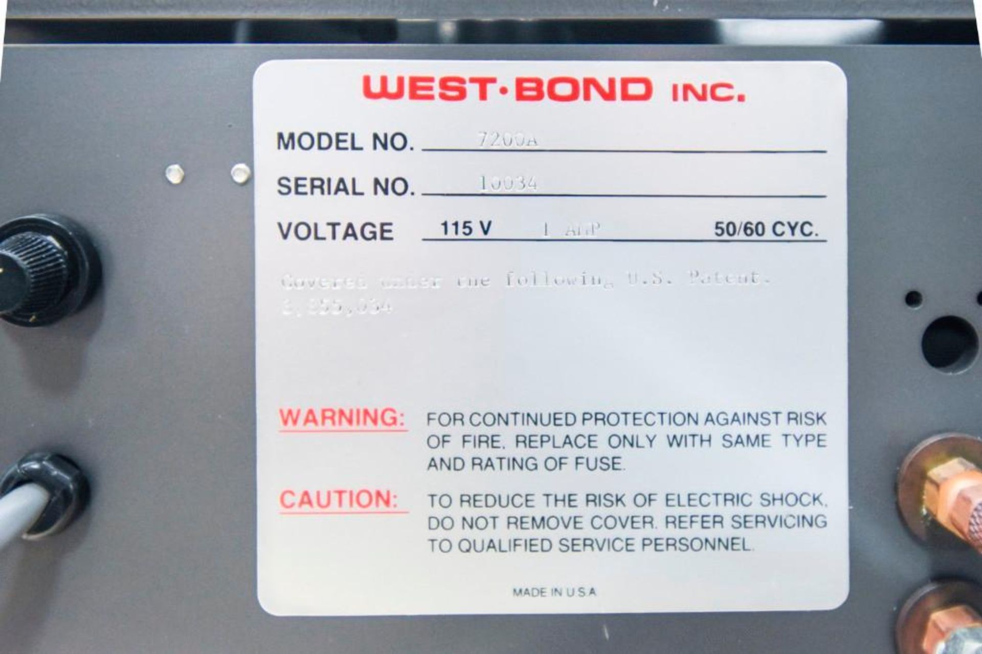 West Bond wire welder - Image 12 of 13