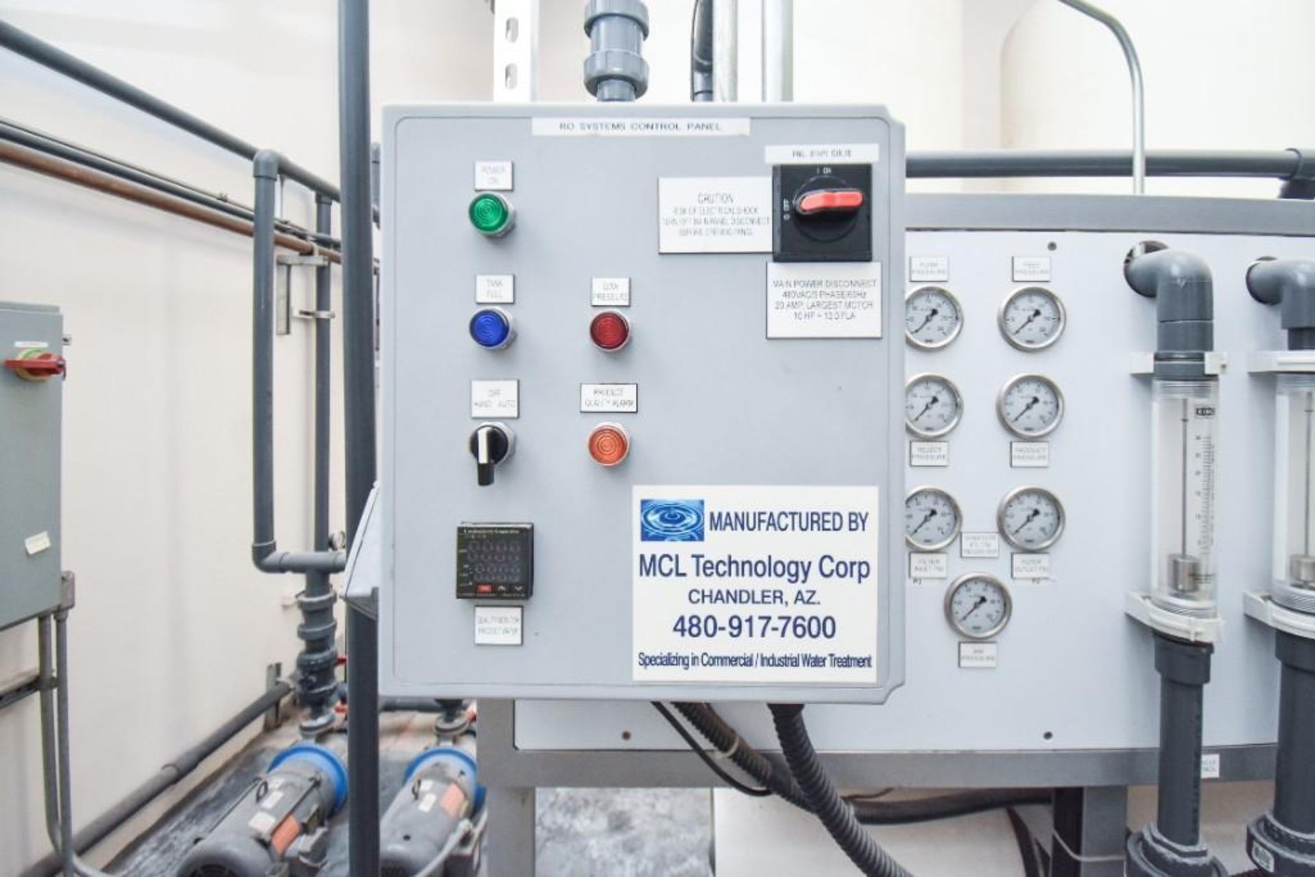 MCL Technology Corp Reverse Osmosis System - Image 3 of 16