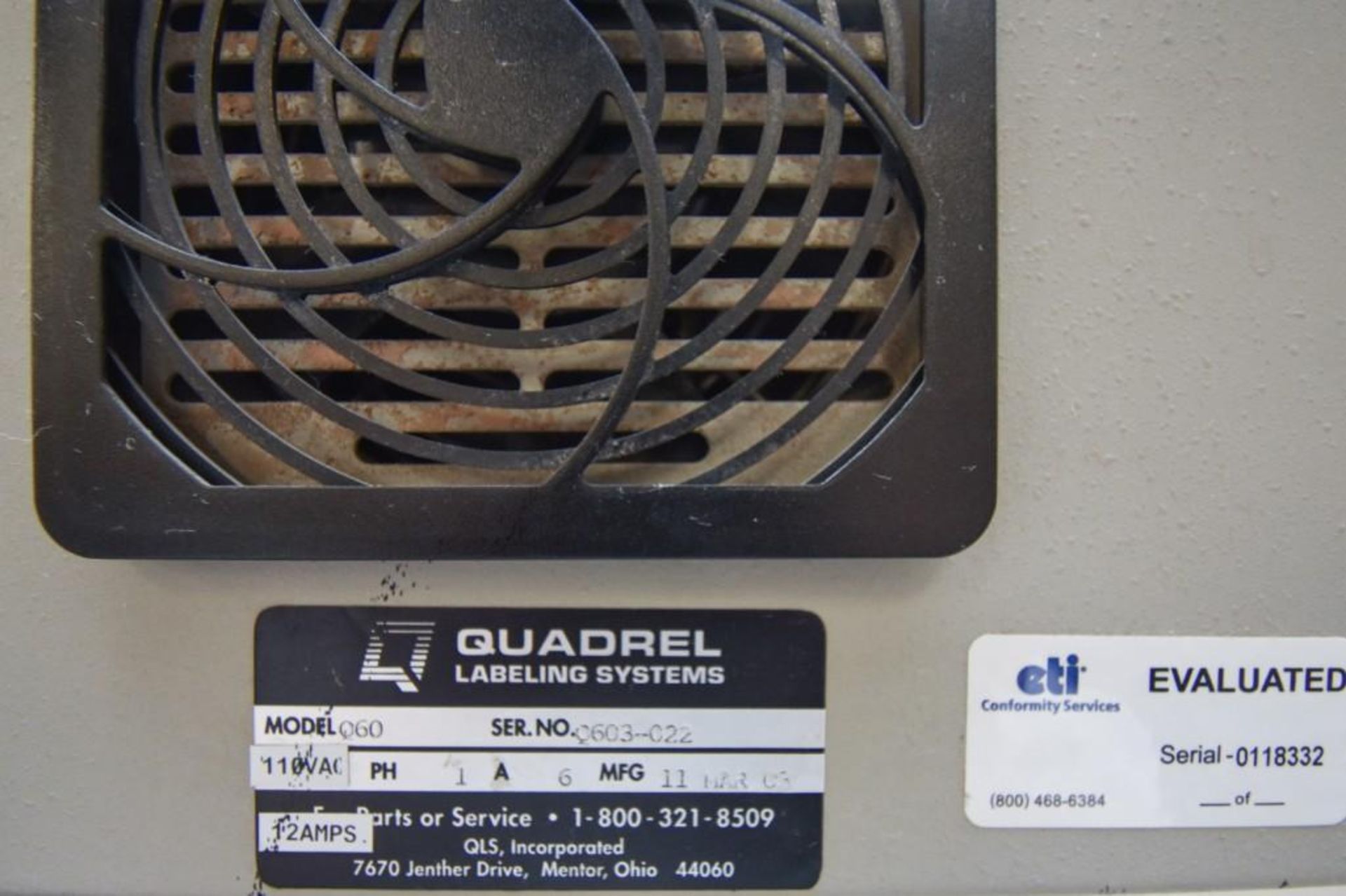 Quadrel Labeling Systems EV 074 - Image 6 of 7