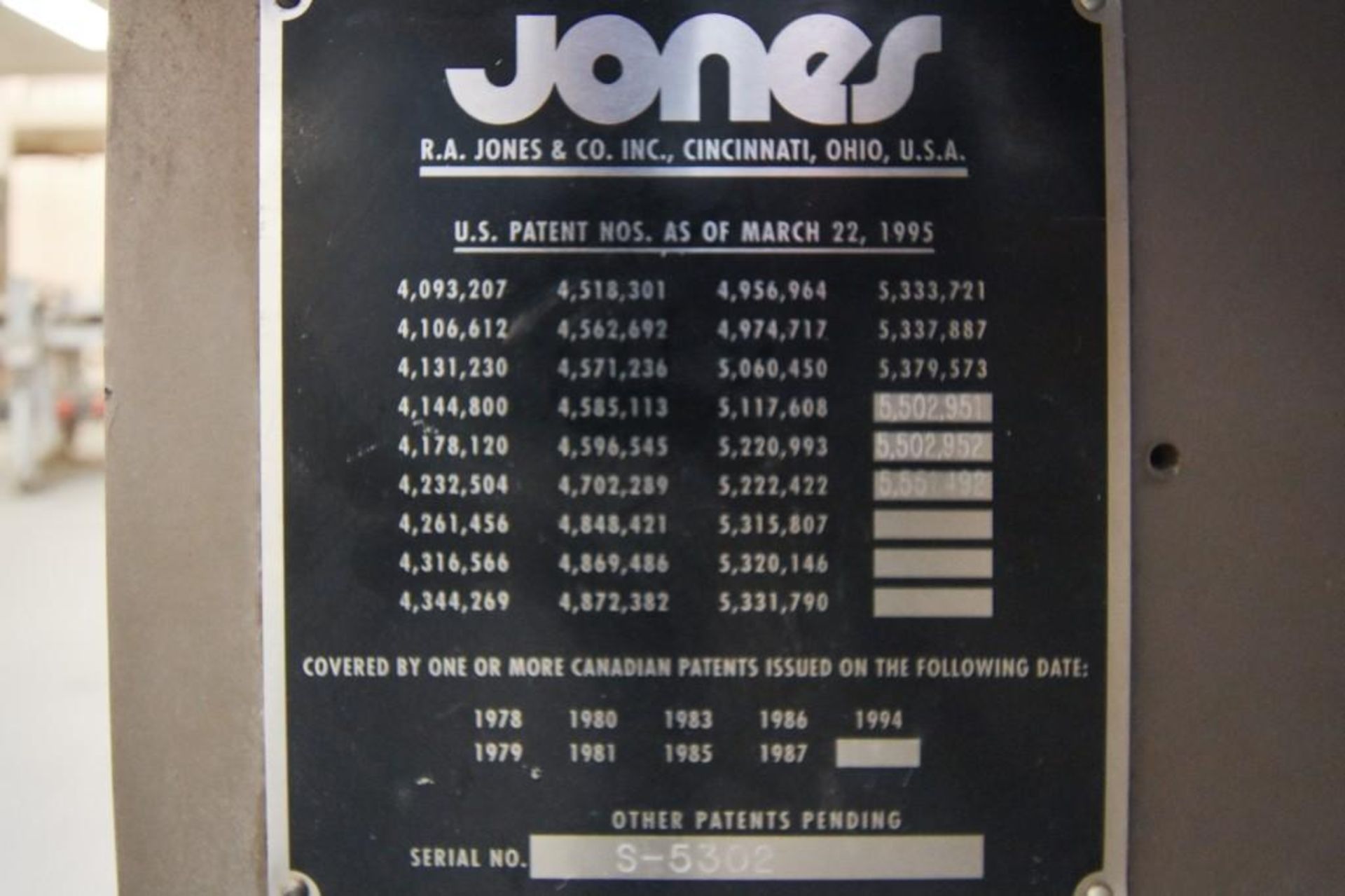 Jones Carton Erector OSC S_5302 - Image 13 of 14