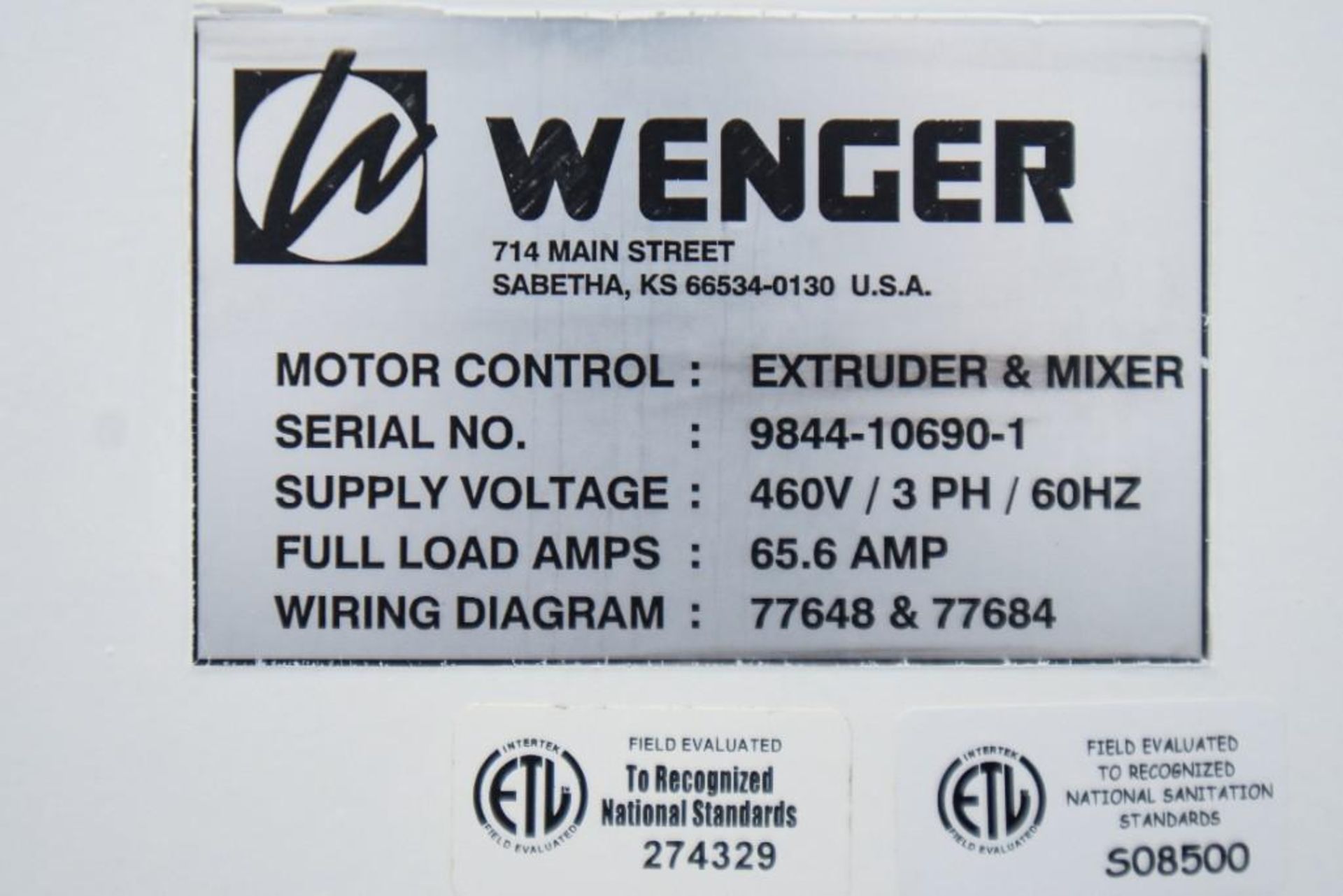 Wenger Mixer - Alanco Silo - Wenger Extruder - Image 8 of 31