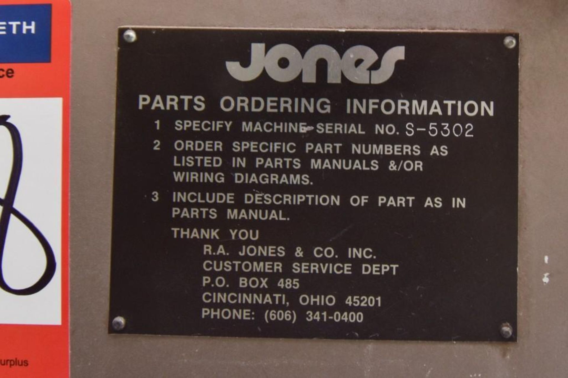 Jones Carton Erector OSC S_5302 - Image 14 of 14