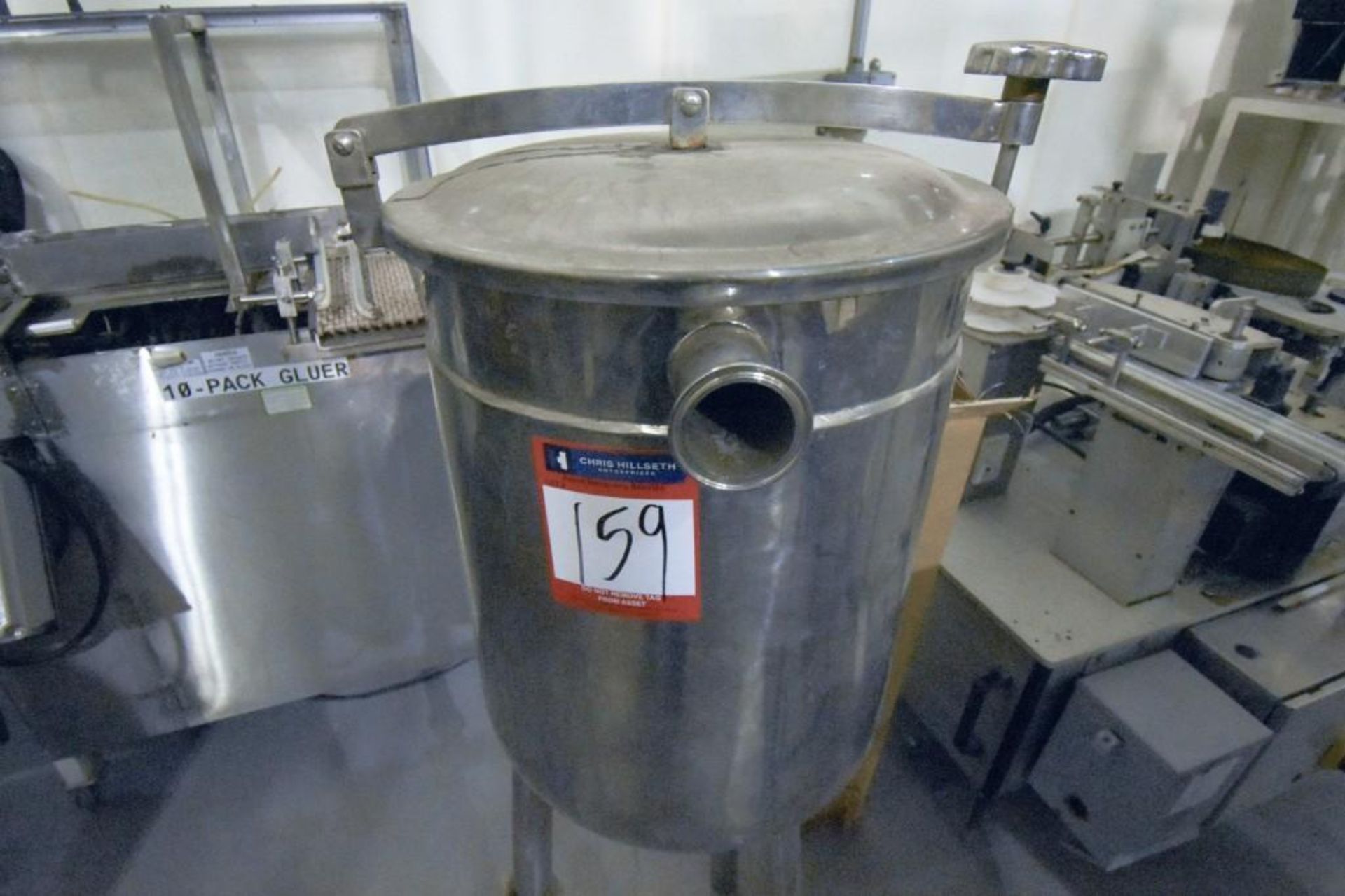 Small Stainless Steel Holding Tank 16 Gallons - Image 2 of 7