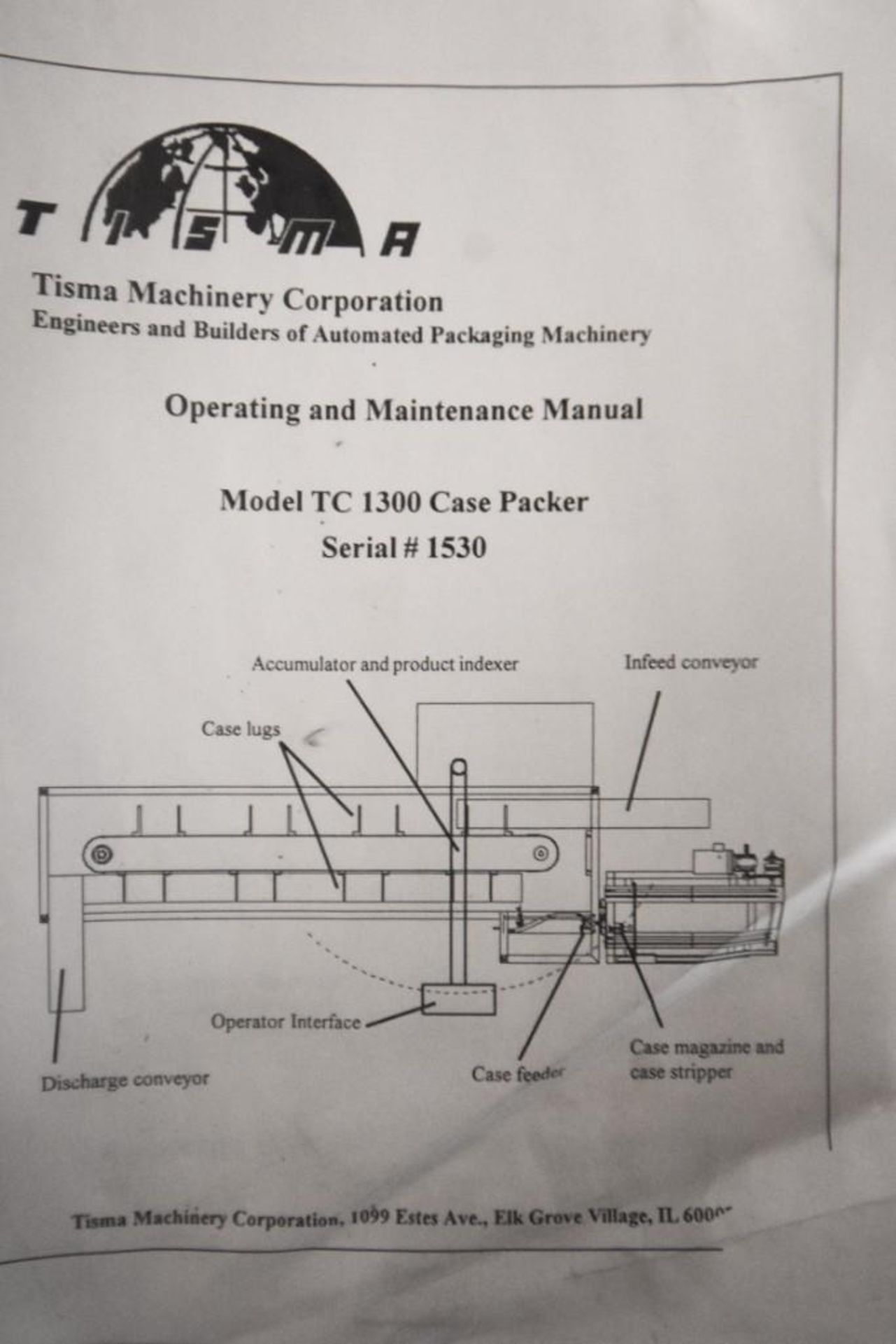 Tisma Case Packer Incomplete TC1300 - Image 6 of 8