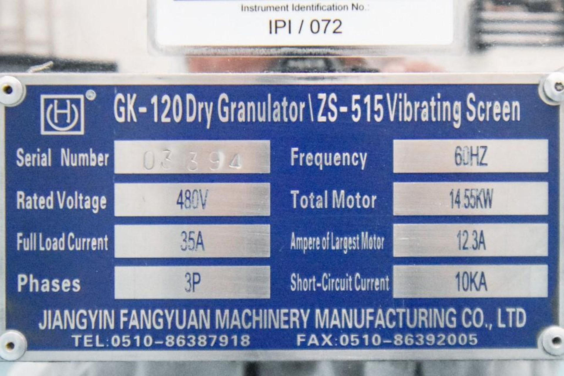 Roller Compactor Granulator GK-120 - Image 24 of 34