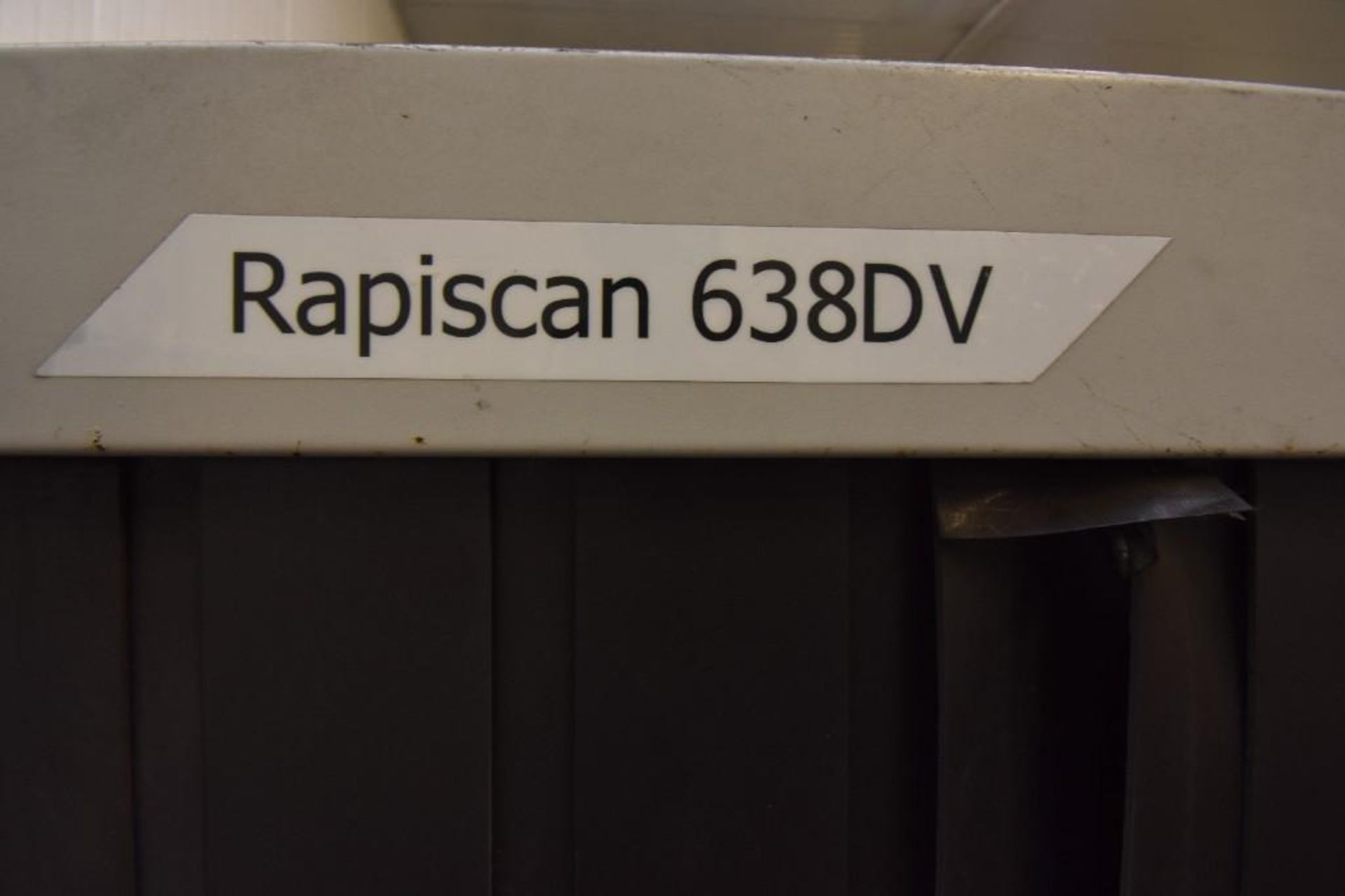 Rapiscan X-Ray machine 638DV - Image 7 of 17