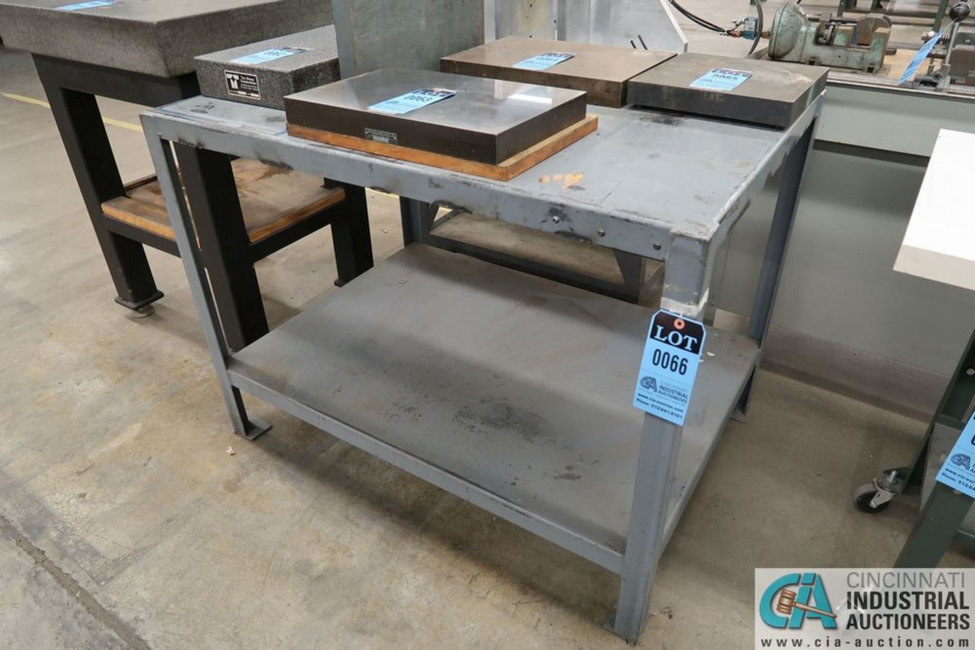 34" X 48" X 36" HIGH HEAVY DUTY STEEL TABLE **DELAYED REMOVAL - PICK UP 1-27-2021**