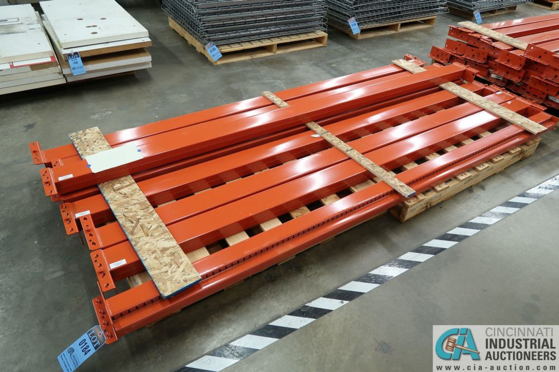 4-1/2" FACE X 108" PALLET RACK STEP BEAMS