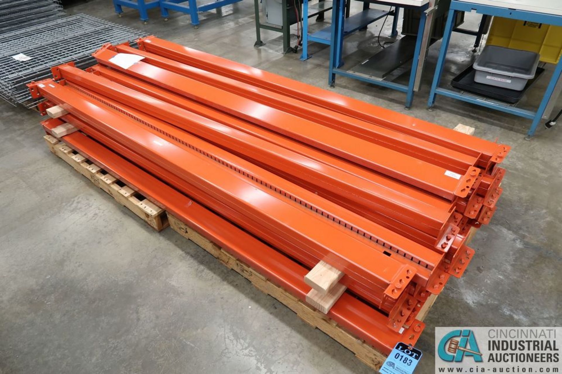 4" FACE X 96" PALLET RACK STEP BEAMS