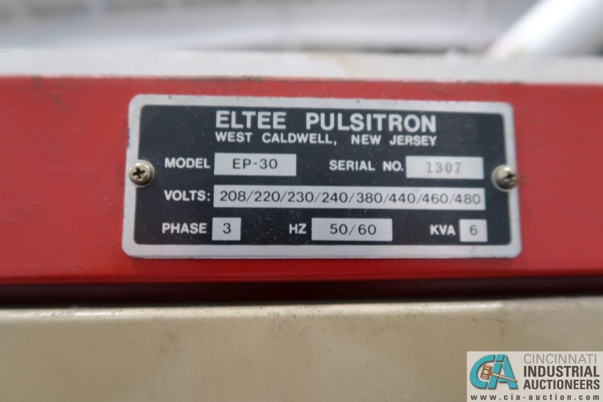 ELTEE PULSITRON MODEL DP30/RDP PRECISION EDM; S/N 1307, SYSTEM 3R MAGNETIC CONTROL, SONY - Image 15 of 15