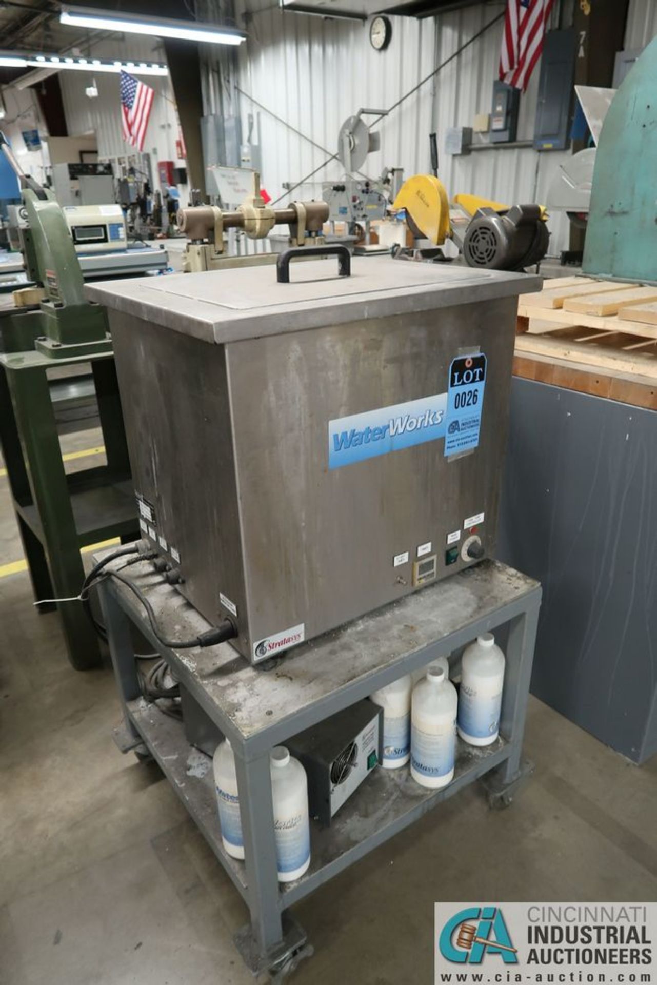 WATER WORK MODEL 4T-1812-STRAT-208V ULTRASONIC CLEANER; S/N B512880-1IG WITH STAND ANS STRATASYS - Image 2 of 5
