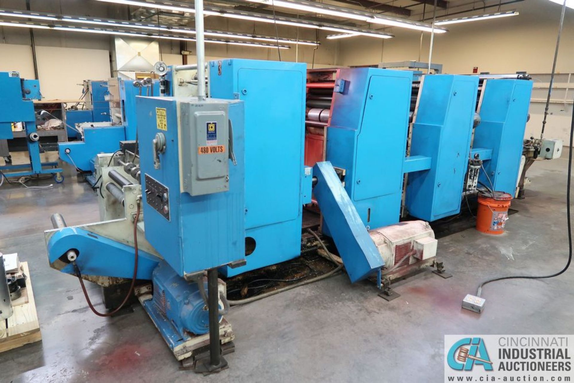 17" X 17-1/2" HARRIS SCHRIBER 500 2-COLOR WEB PRESS; **Loading Fee Due the "ERRA", $2,000.00** - Image 5 of 14