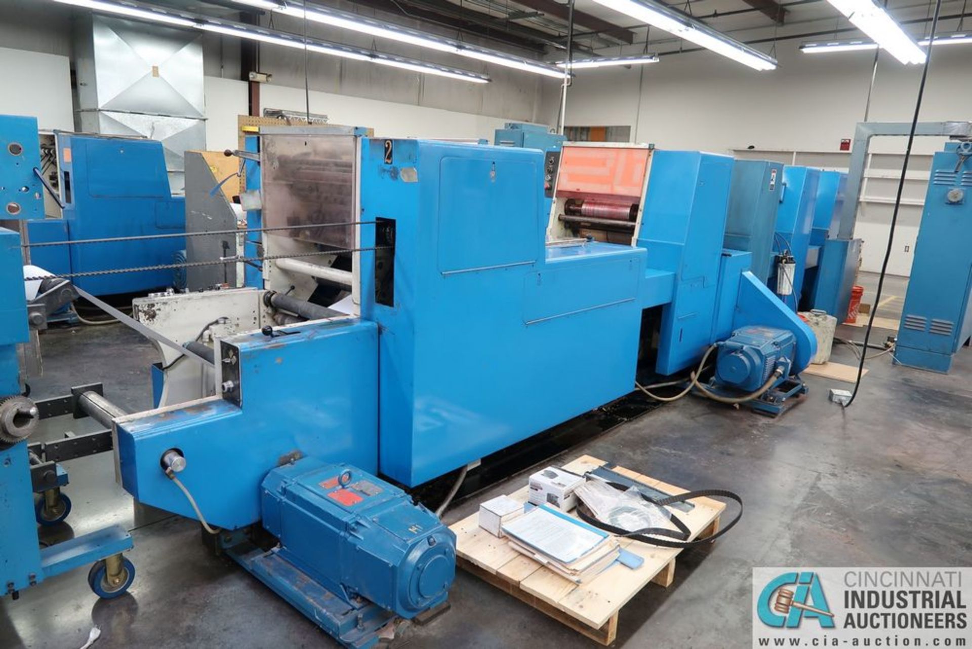 22" X 17-1/2" HARRIS 500H 3-COLOR WEB PRESS; **Loading Fee Due the "ERRA" JAS Graphics, $3,400.00** - Image 3 of 18