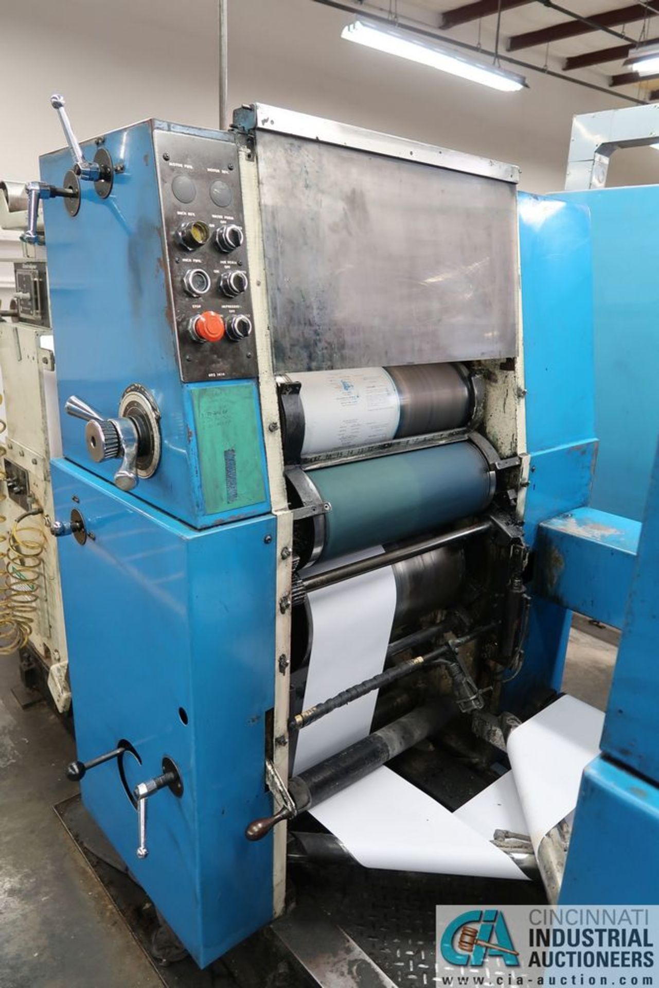 22" X 17-1/2" HARRIS 500H 3-COLOR WEB PRESS; **Loading Fee Due the "ERRA" JAS Graphics, $3,400.00** - Image 8 of 18