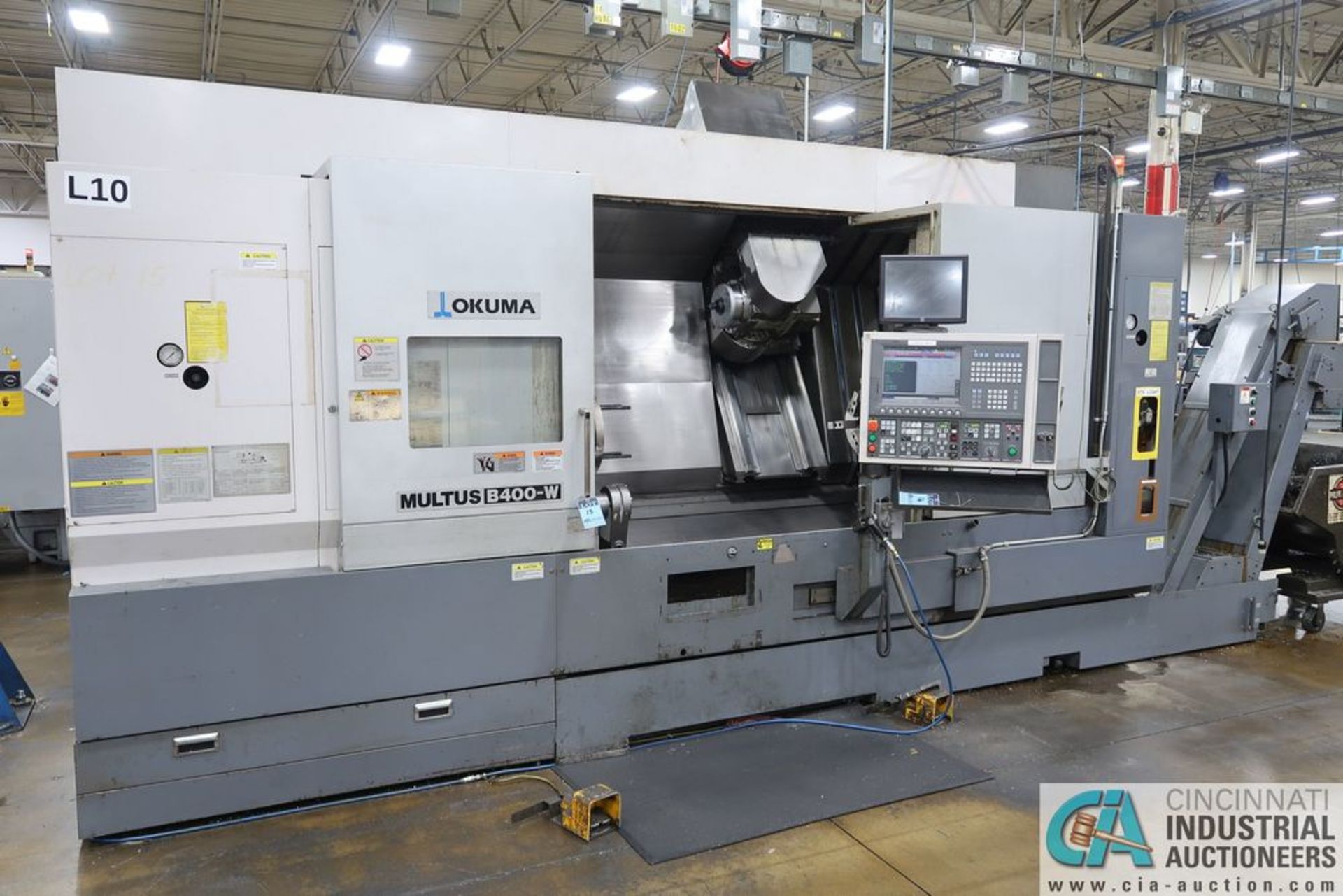 OKUMA MODEL MULTUS B400-W CNC TURNING CENTER; S/N 137636 **Loading Fee Due the "ERRA" R&R Machiner