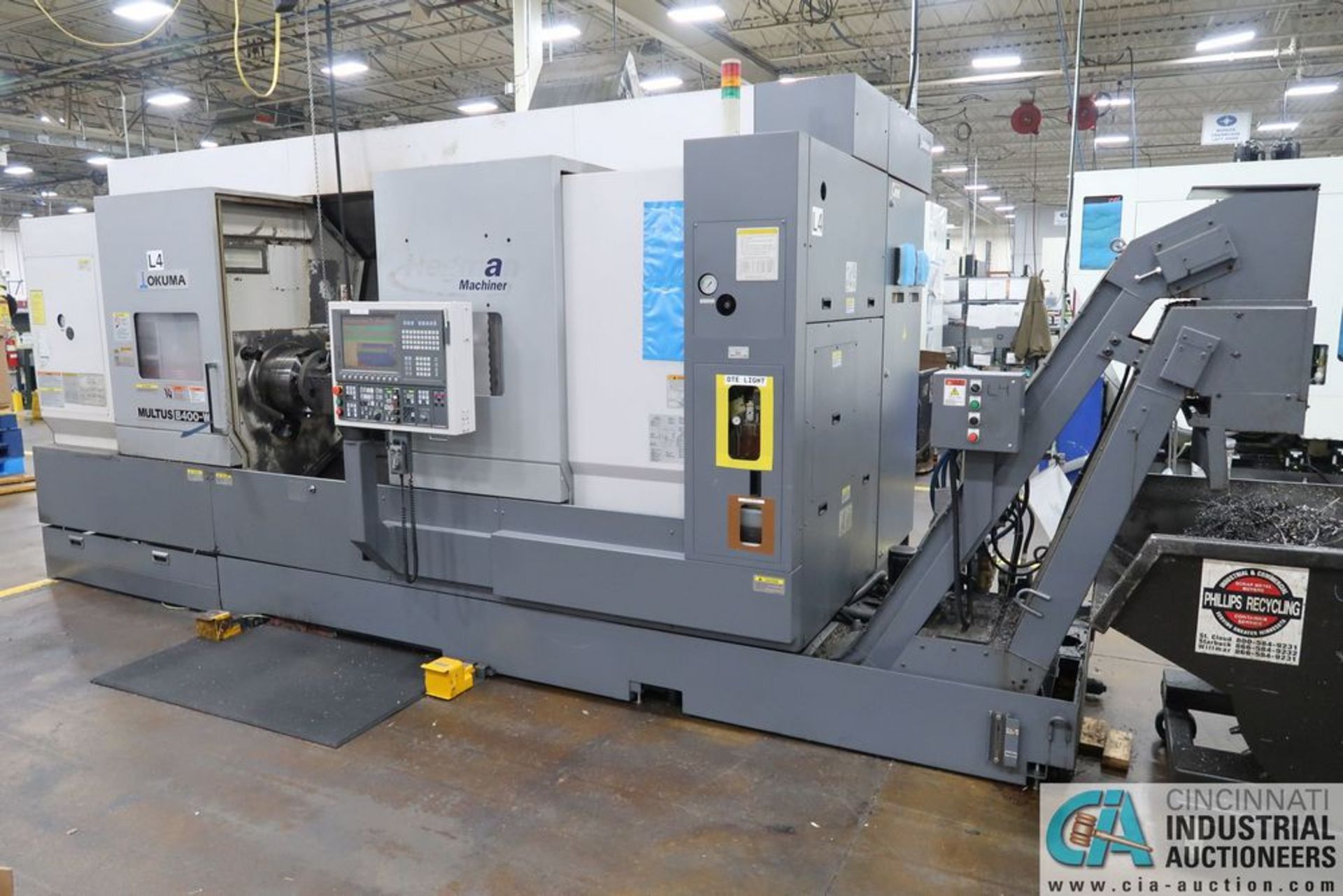 OKUMA MODEL MULTUS B400-W CNC TURNING CENTER; S/N 149732 **Loading Fee Due the "ERRA" R&R Machinery - Image 2 of 17