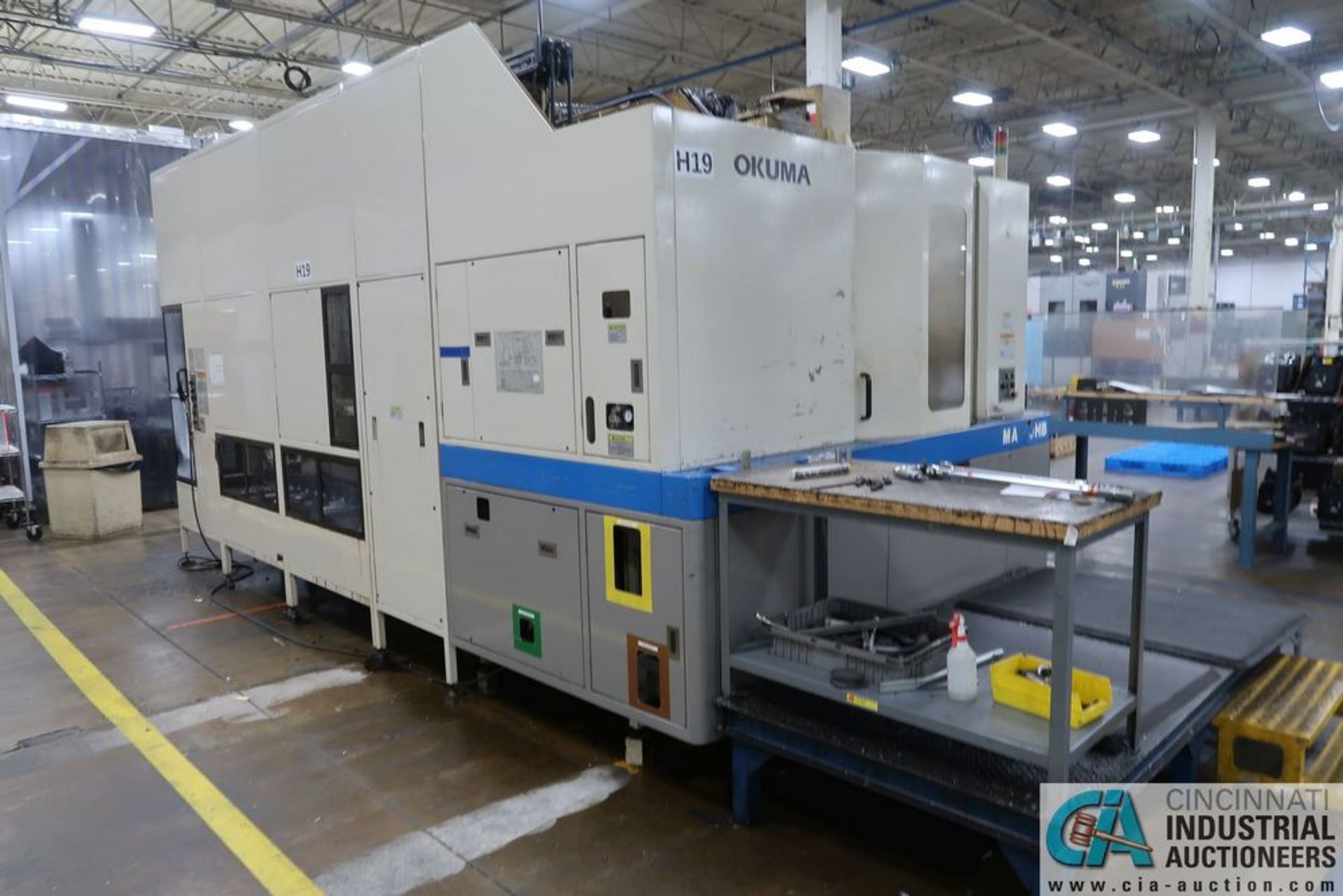 OKUMA MA-50HB CNC HORIZONTAL MACHINING CENTER; S/N 105575, **Loading Fee Due the "ERRA" R&R - Image 4 of 20