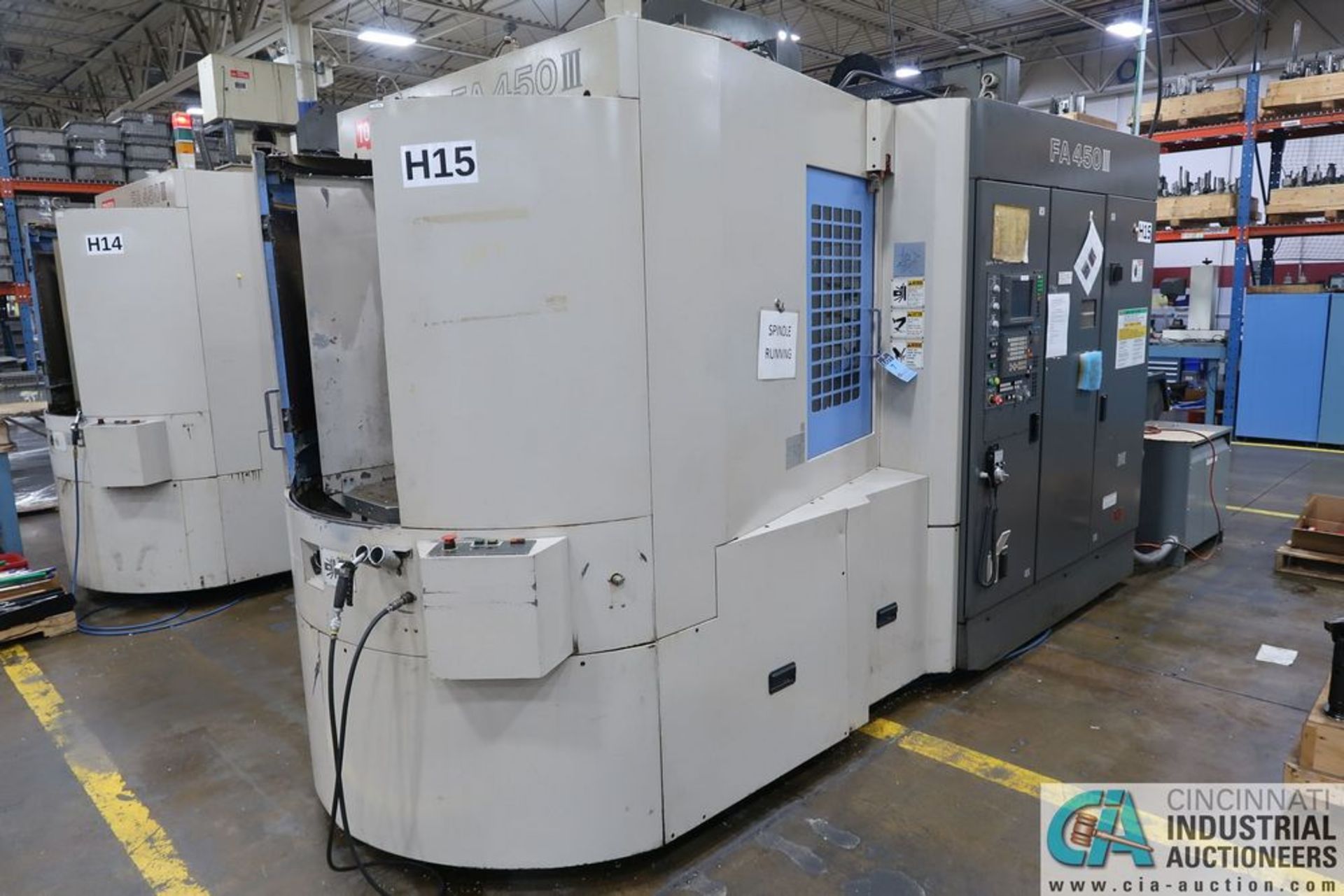 TOYODA MODEL FA-450III CNC HORIZONTAL MACHINING CENTER; S/N NM9478, **Loading Fee Due the "ERRA" R&R