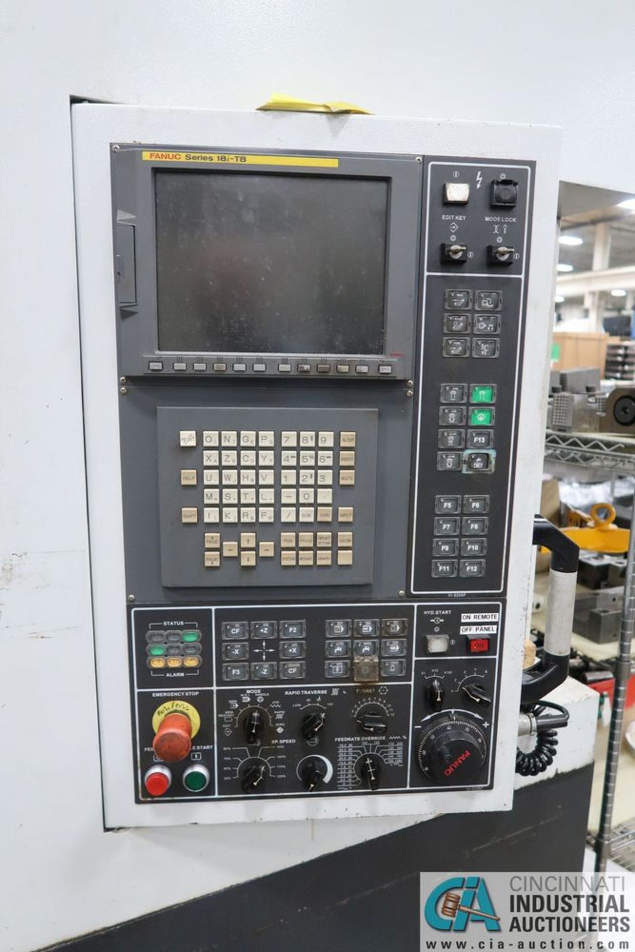 18" YAMA SEIKI MODEL GV-800M CNC VERTICAL TURRET LATHE WITH LIVE TOOLING; S/N 96F003 **Loading - Image 6 of 12