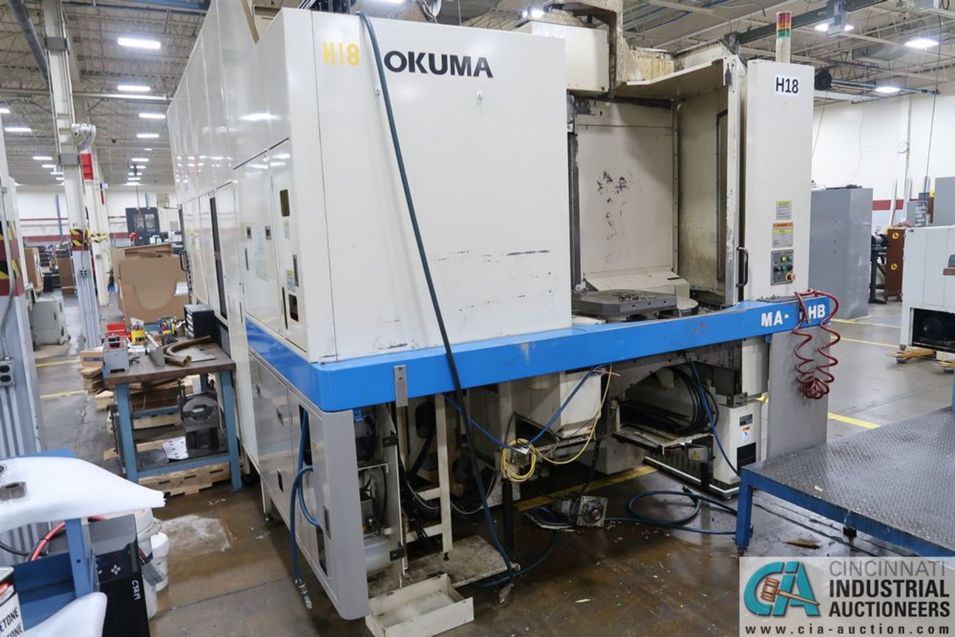 OKUMA MA-50HB CNC HORIZONTAL MACHINING CENTER; S/N 105649, **Loading Fee Due the "ERRA" R&R Machine - Image 2 of 17