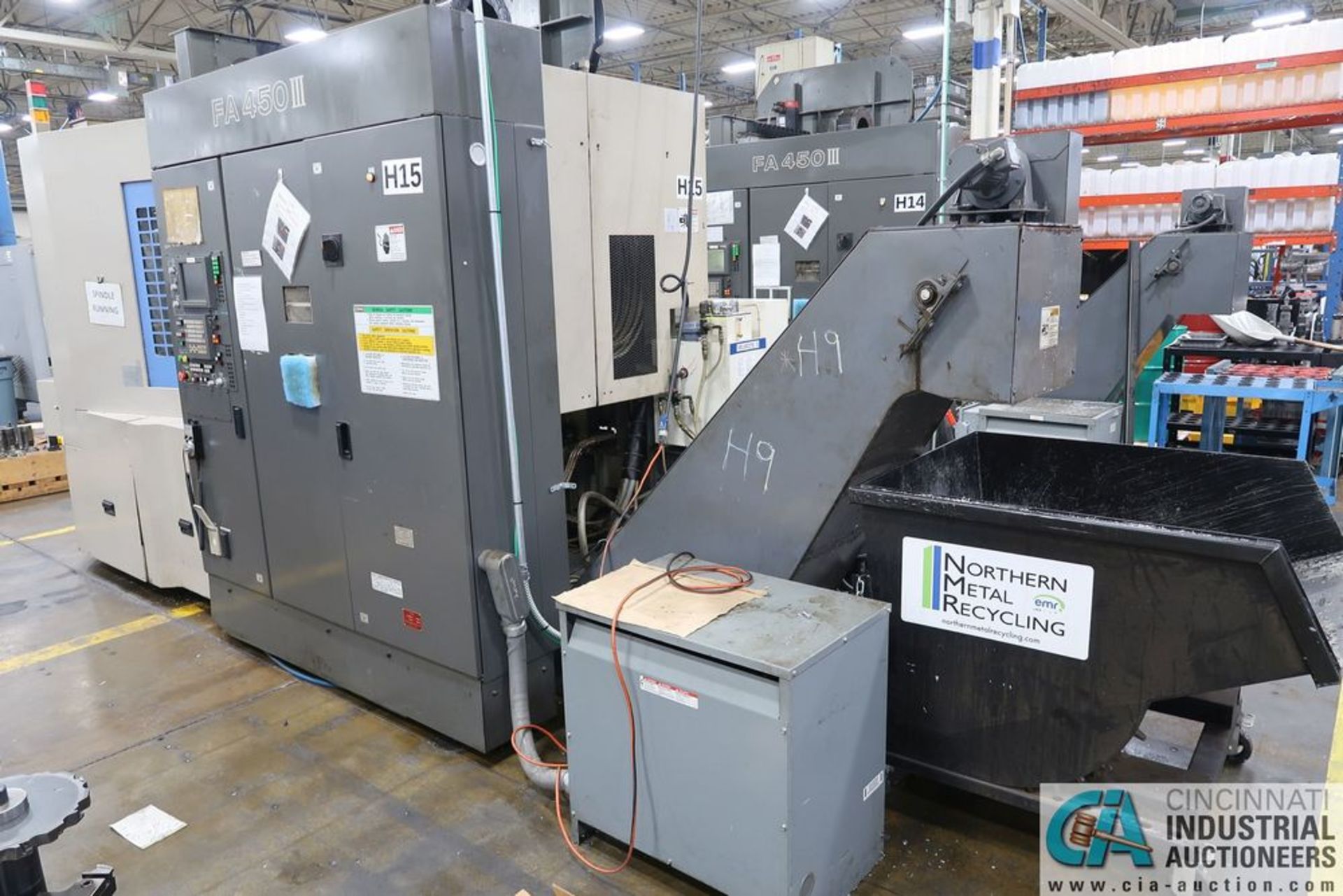 TOYODA MODEL FA-450III CNC HORIZONTAL MACHINING CENTER; S/N NM9478, **Loading Fee Due the "ERRA" R&R - Image 4 of 19