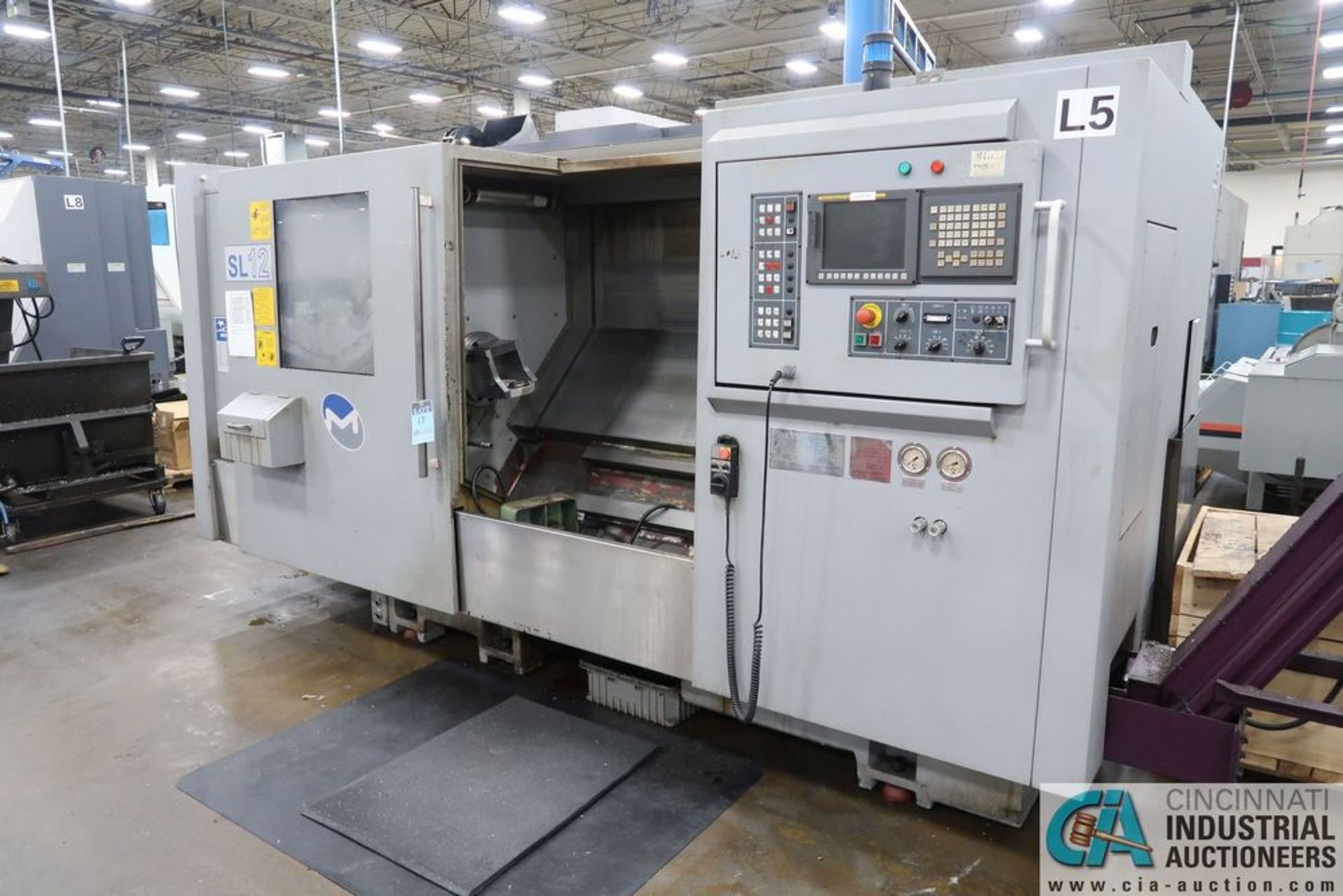 MILLTRONICS SL-12 CNC TURNING CENTER; S/N N/A **Loading Fee Due the "ERRA" R&R Machinery Moving - Image 2 of 12