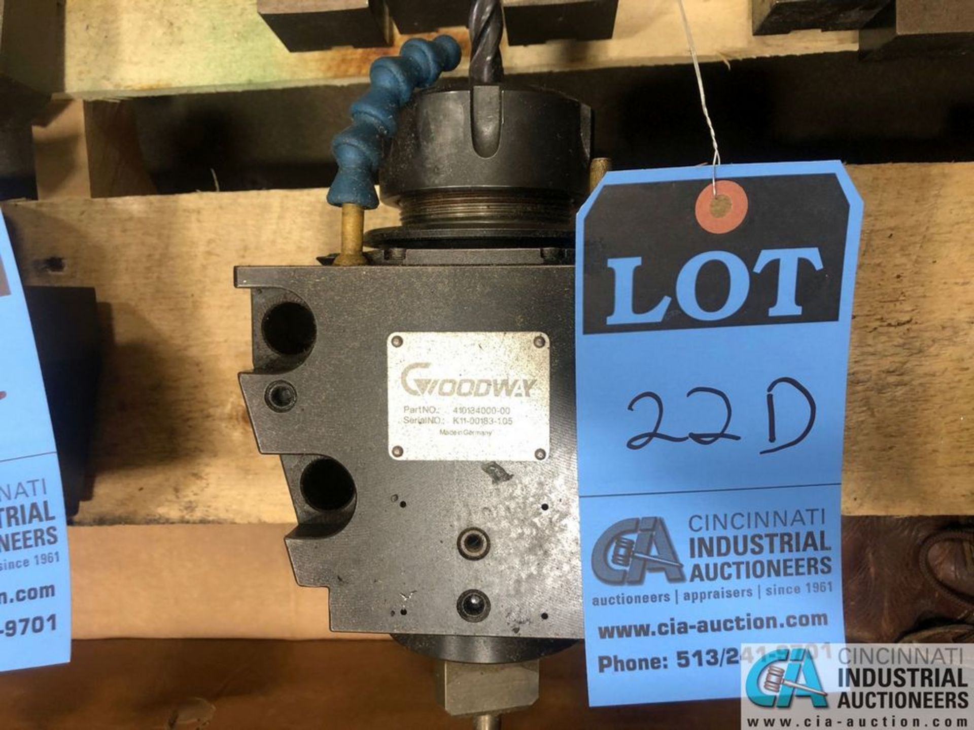 GOODWAY LIVE TOOLHOLDER; S/N K11-00183-1.05