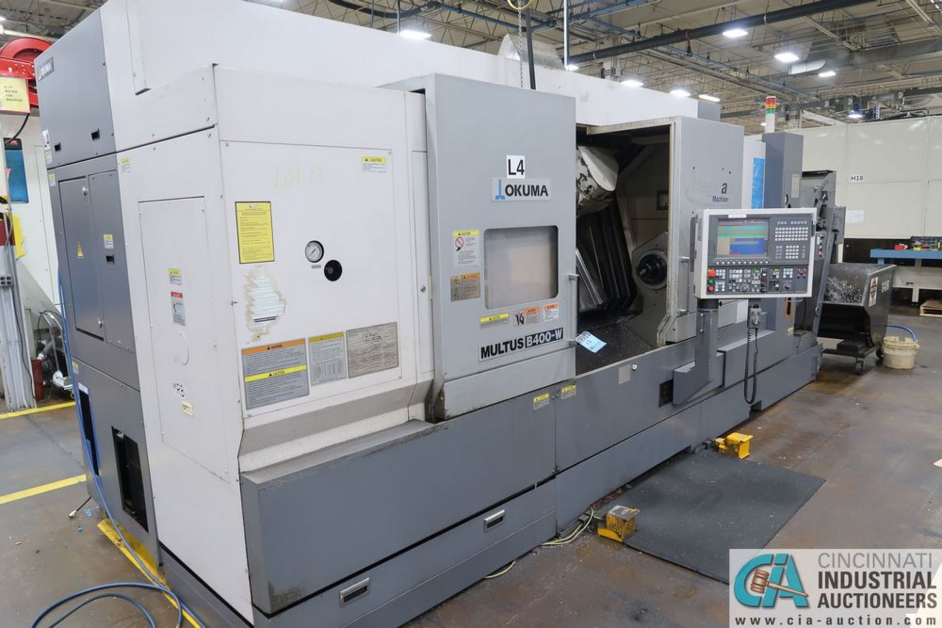 OKUMA MODEL MULTUS B400-W CNC TURNING CENTER; S/N 149732 **Loading Fee Due the "ERRA" R&R Machinery