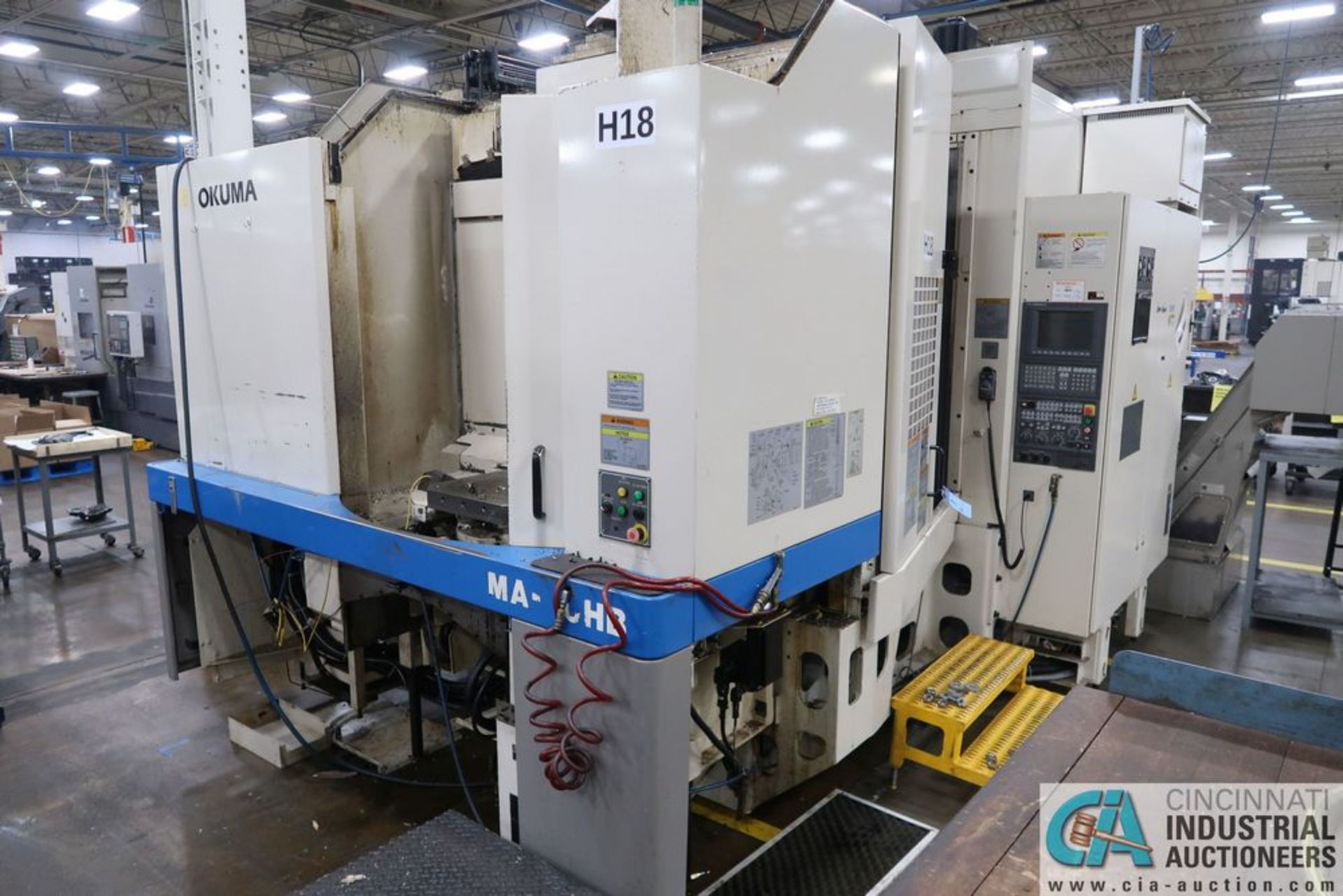 OKUMA MA-50HB CNC HORIZONTAL MACHINING CENTER; S/N 105649, **Loading Fee Due the "ERRA" R&R Machine