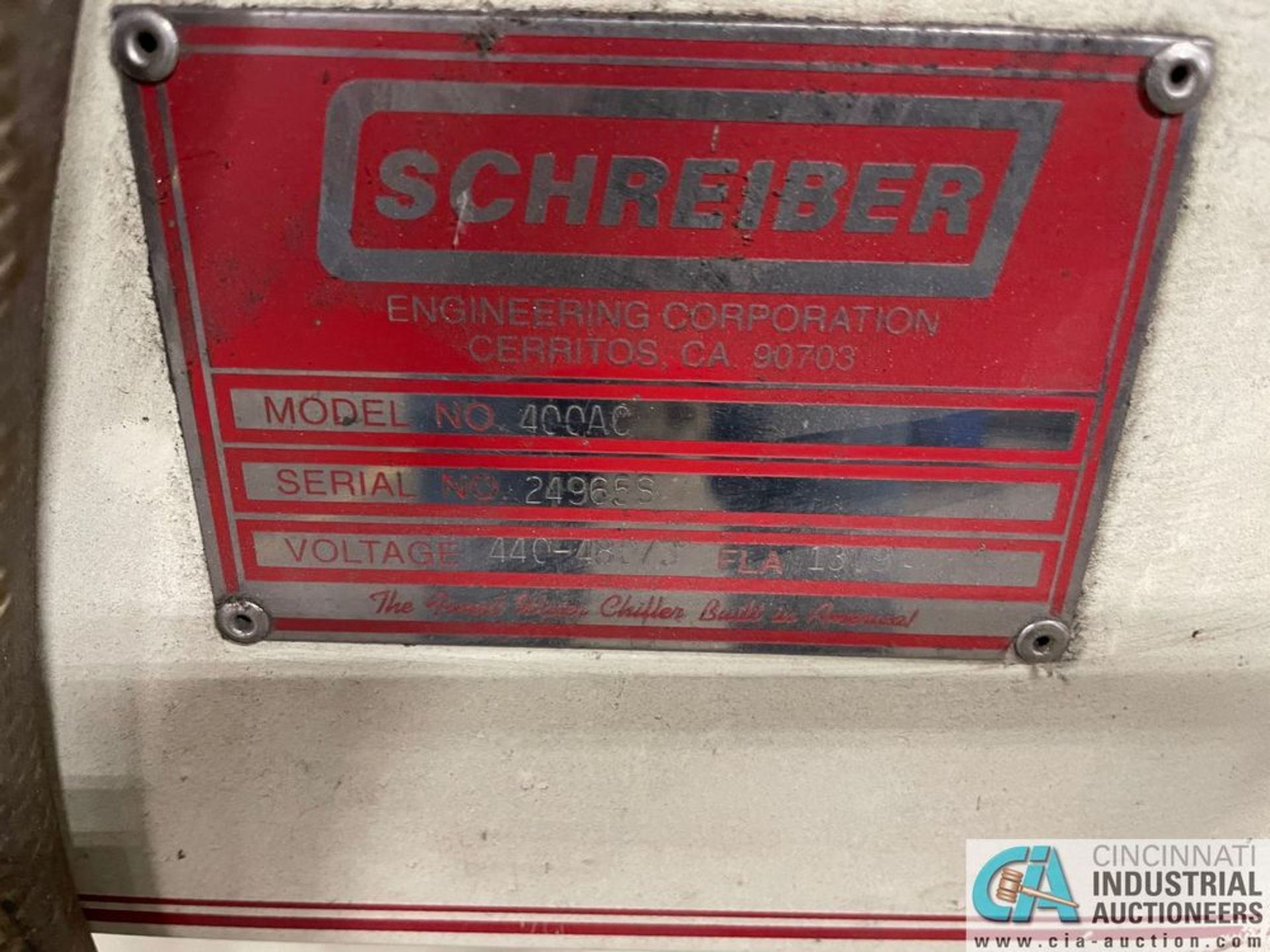 SCHRIEBER MODEL 400AC CHILLER - Image 2 of 4