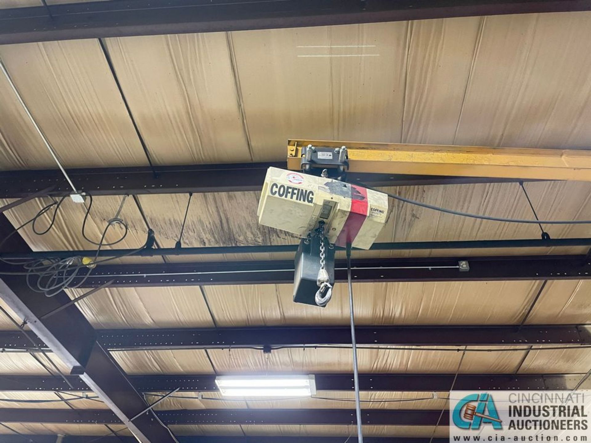 1/2 TON COFFING HOIST (WELDER ROOM) **Loading Fee Due the "ERRA" Affordable Rigging, $100.00** - Image 2 of 4