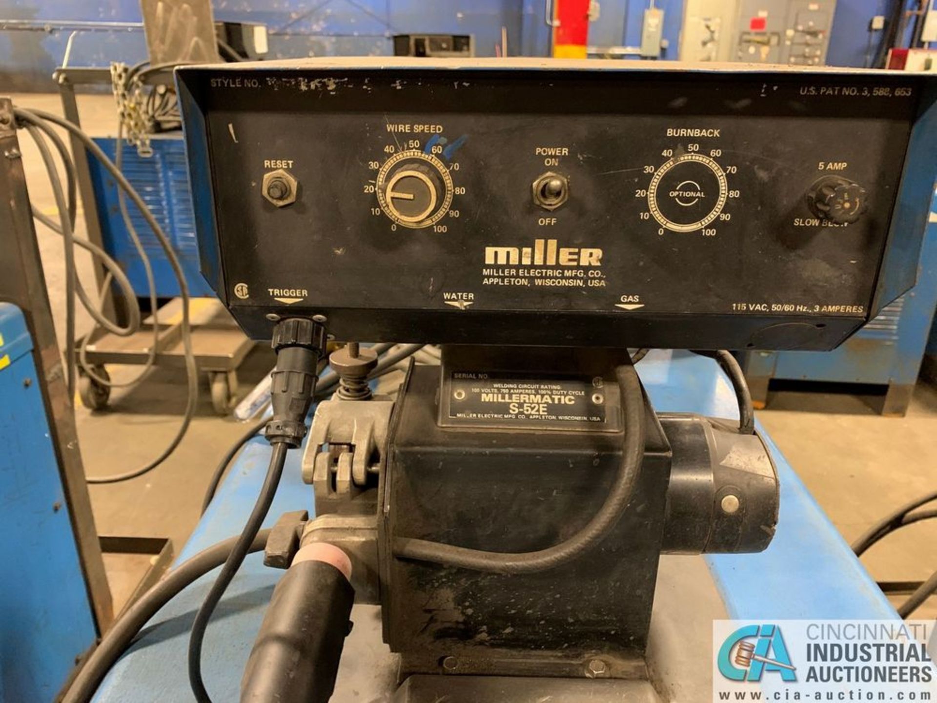 MILLER DELTAWELD 452 WELDER W/ S-52E WIRE FEED; S/N LA104654 - Image 6 of 7