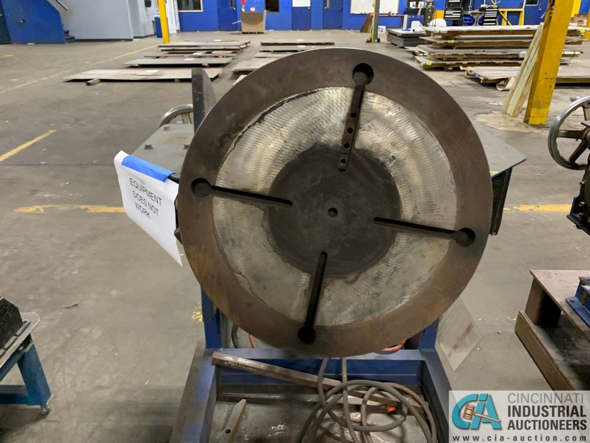 1,500-LB. FAB CORP. TILTING & ROTATING WELD POSITIONER; **Loading Fee Due the "ERRA" $150.00** - Image 3 of 10