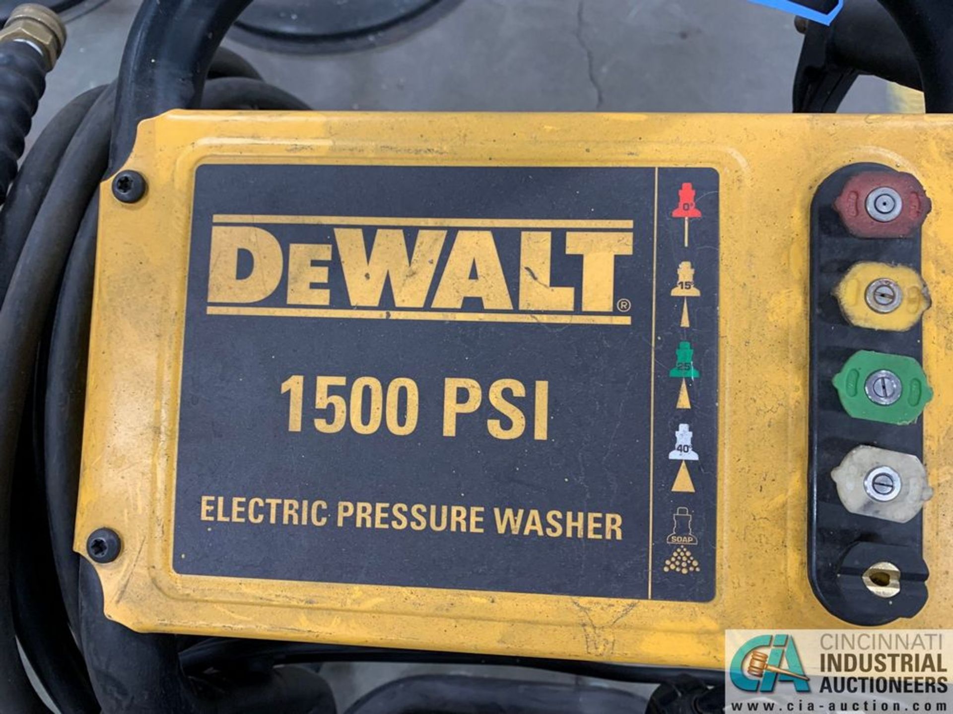 1,500-PSI DEWALT ELECTRIC PRESSURE WASHER - Image 2 of 4